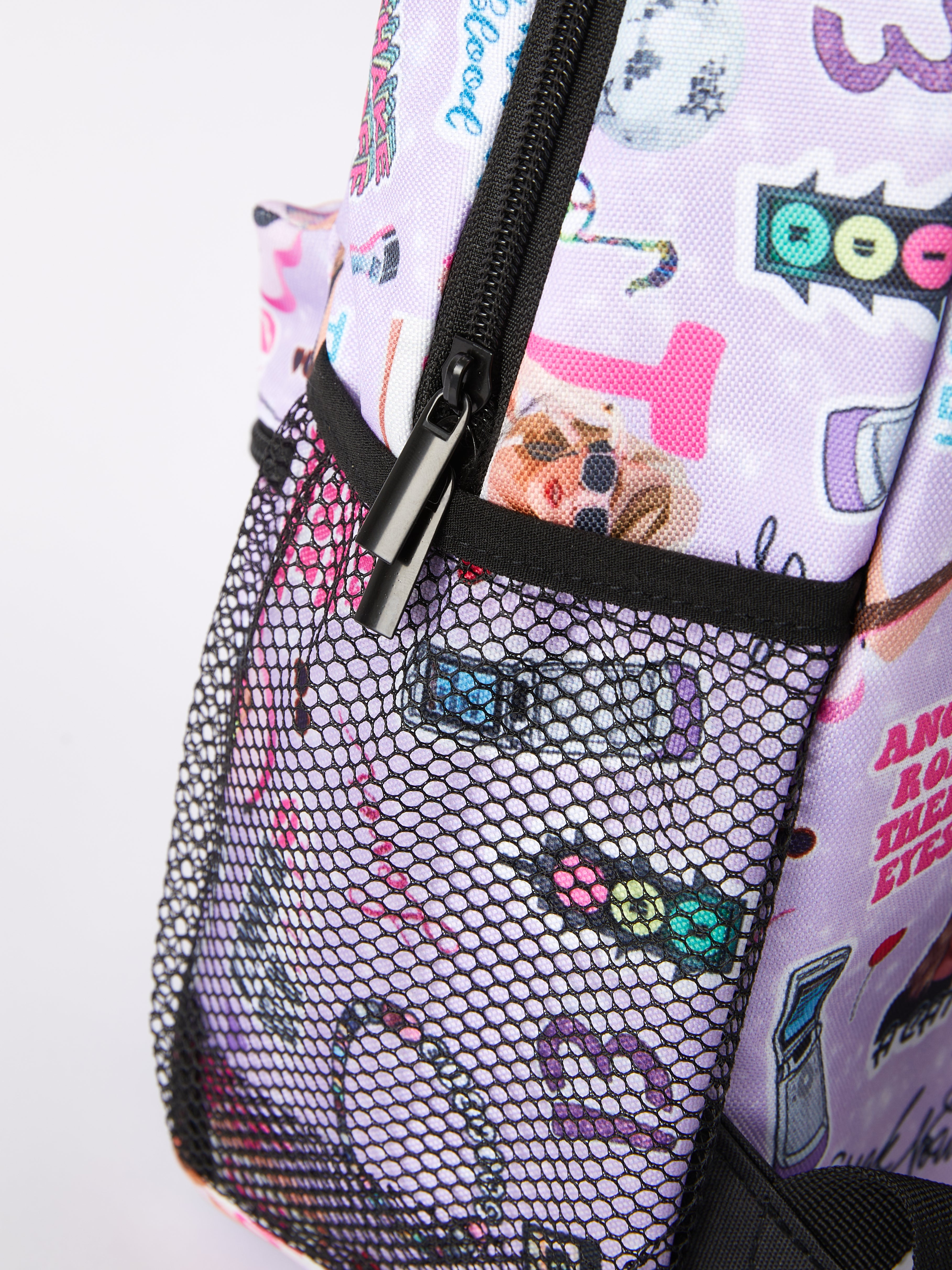 Ts Print Purple Backpack