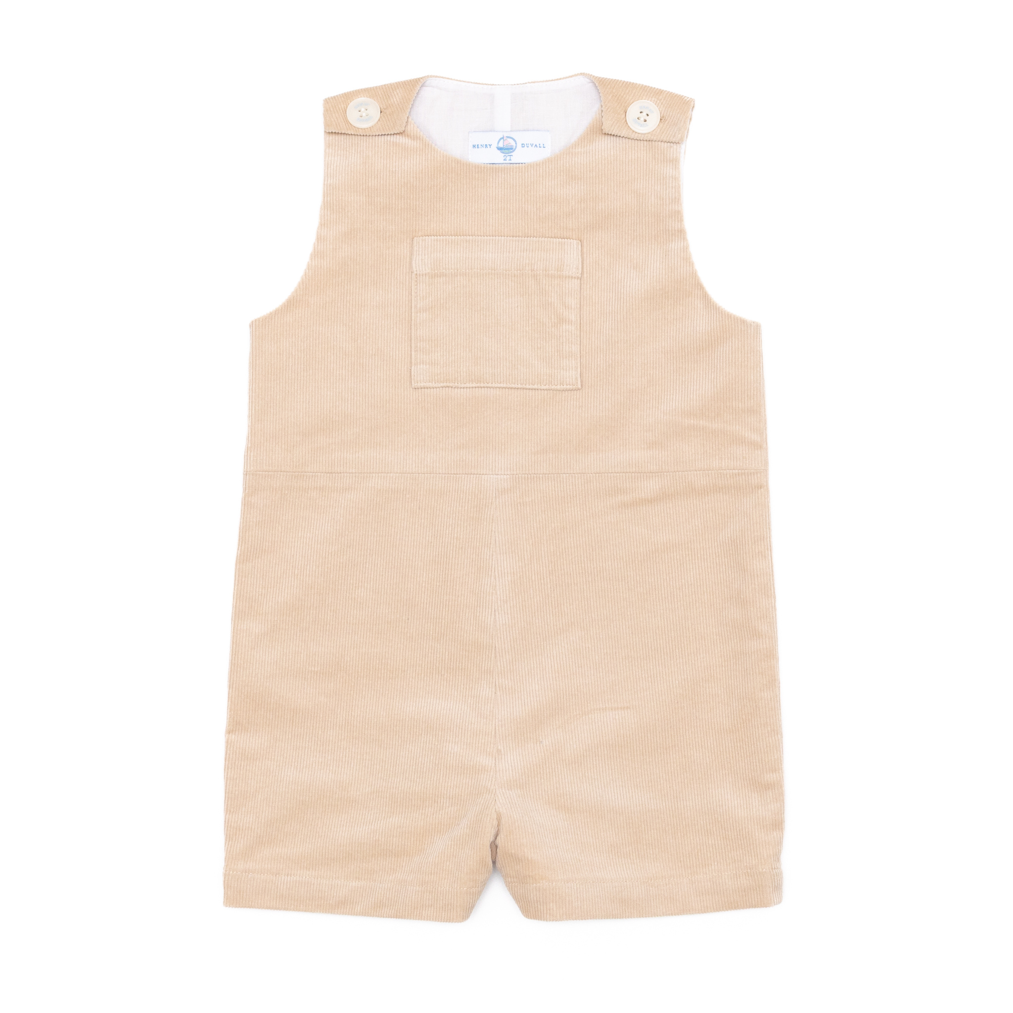 Oliver Overalls In King's Way Khaki Corduroy