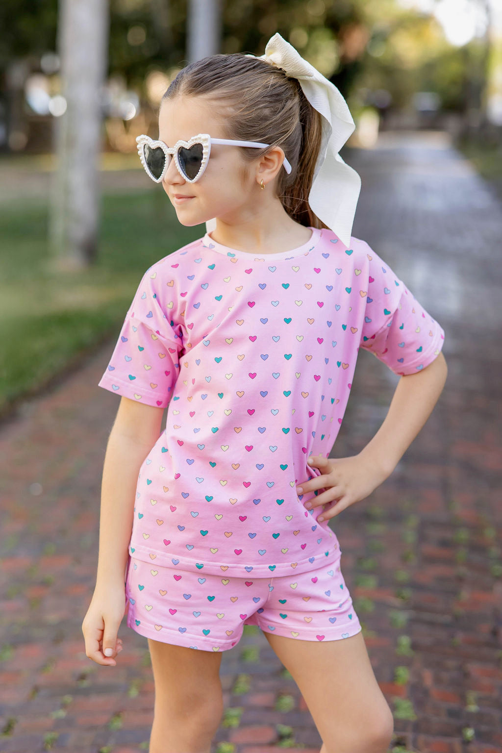 Pink Candyland Short And Shirt Set