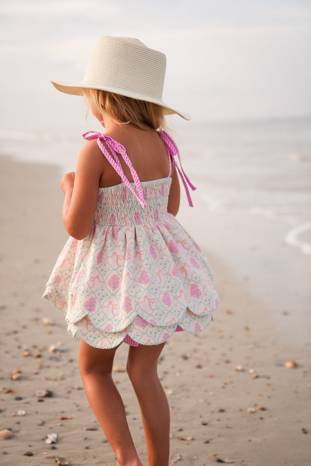 Floral Fancies Scallop Tunic Set