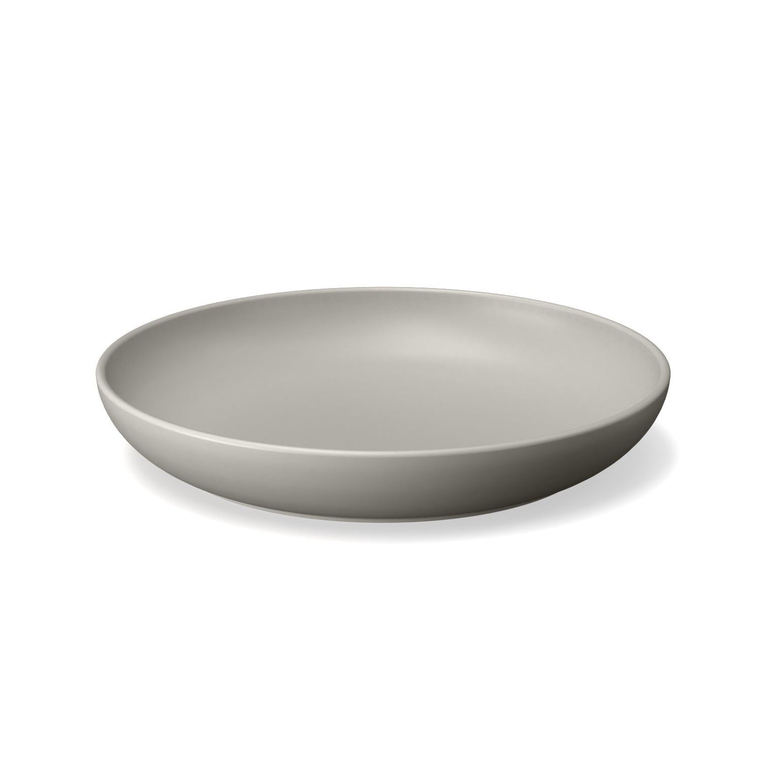 Round Deep Plate - Stone - Set Of 4