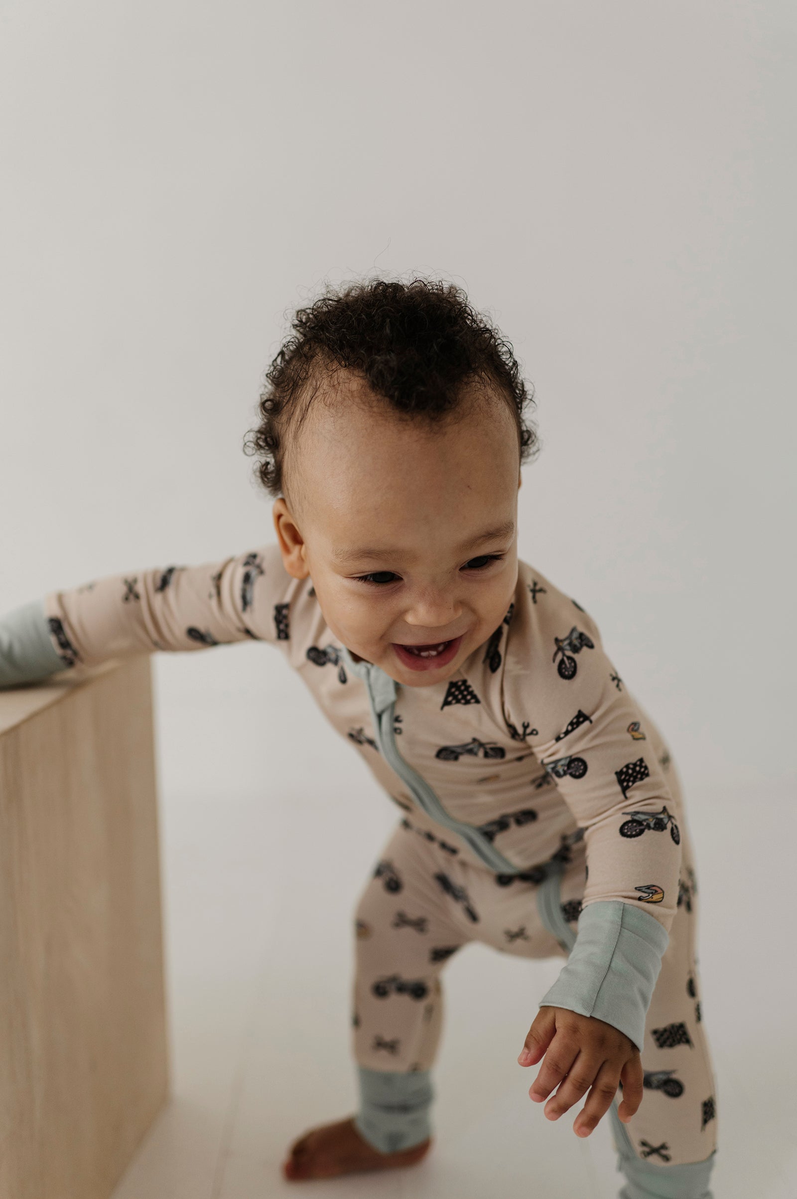 Long Sleeve Zip Romper