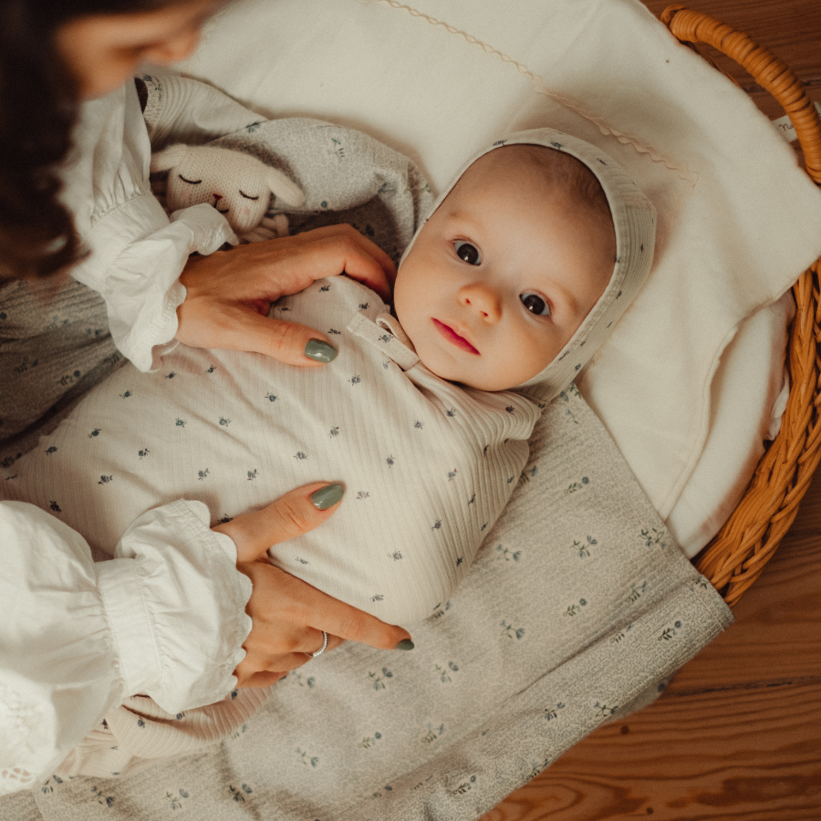 The Printed Blanket - Rosa Blue