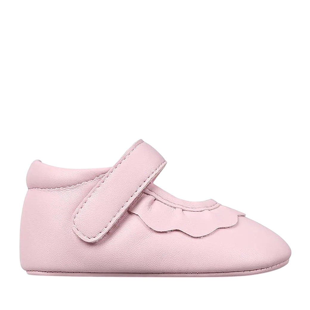 Amina Girls Hook & Loop Crib Shoe