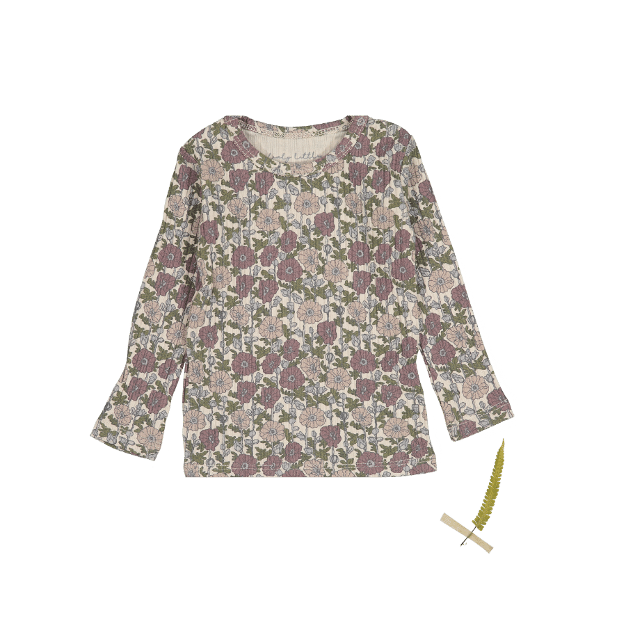 The Printed Long Sleeve Tee - Ava