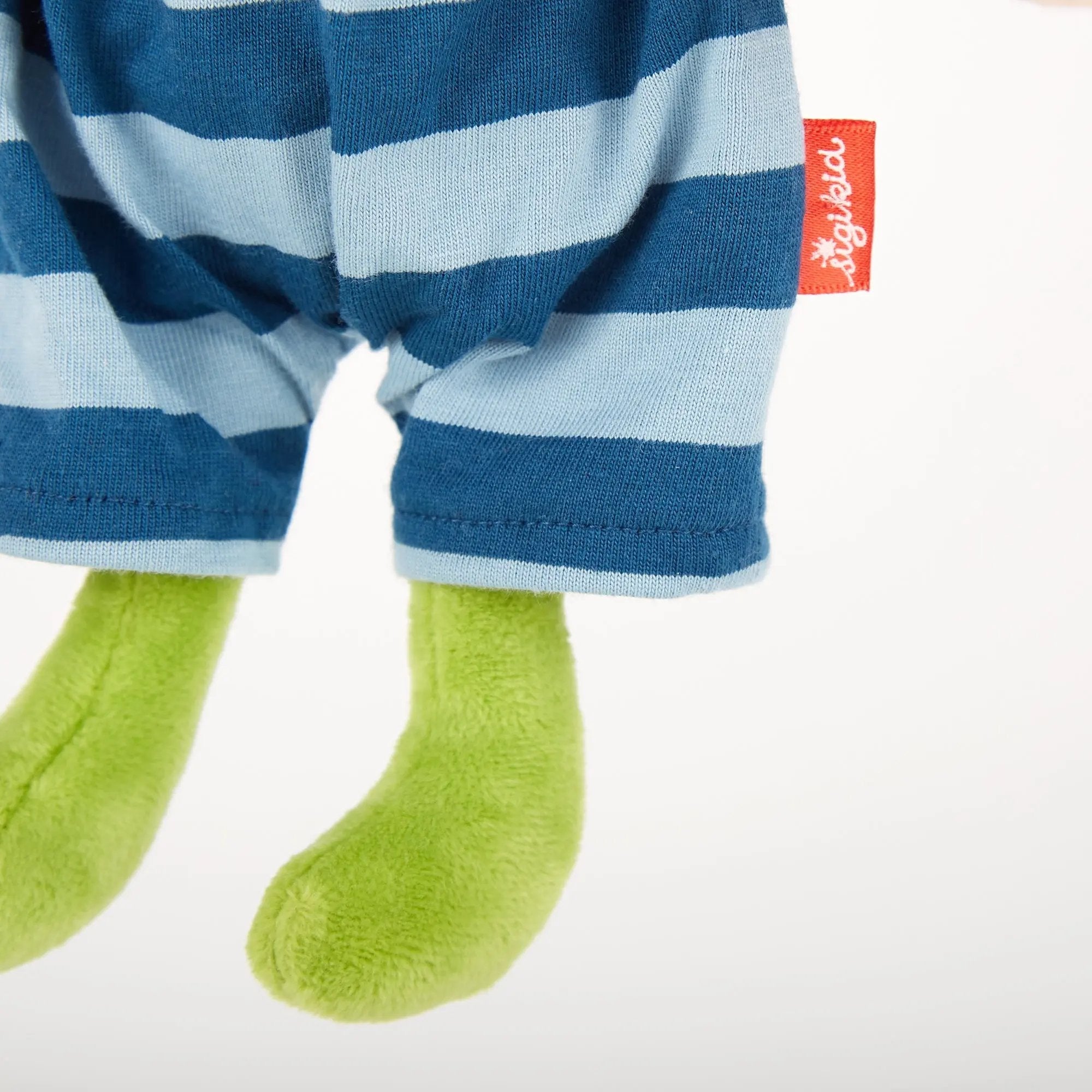 Plush Doll With Blue Outfit