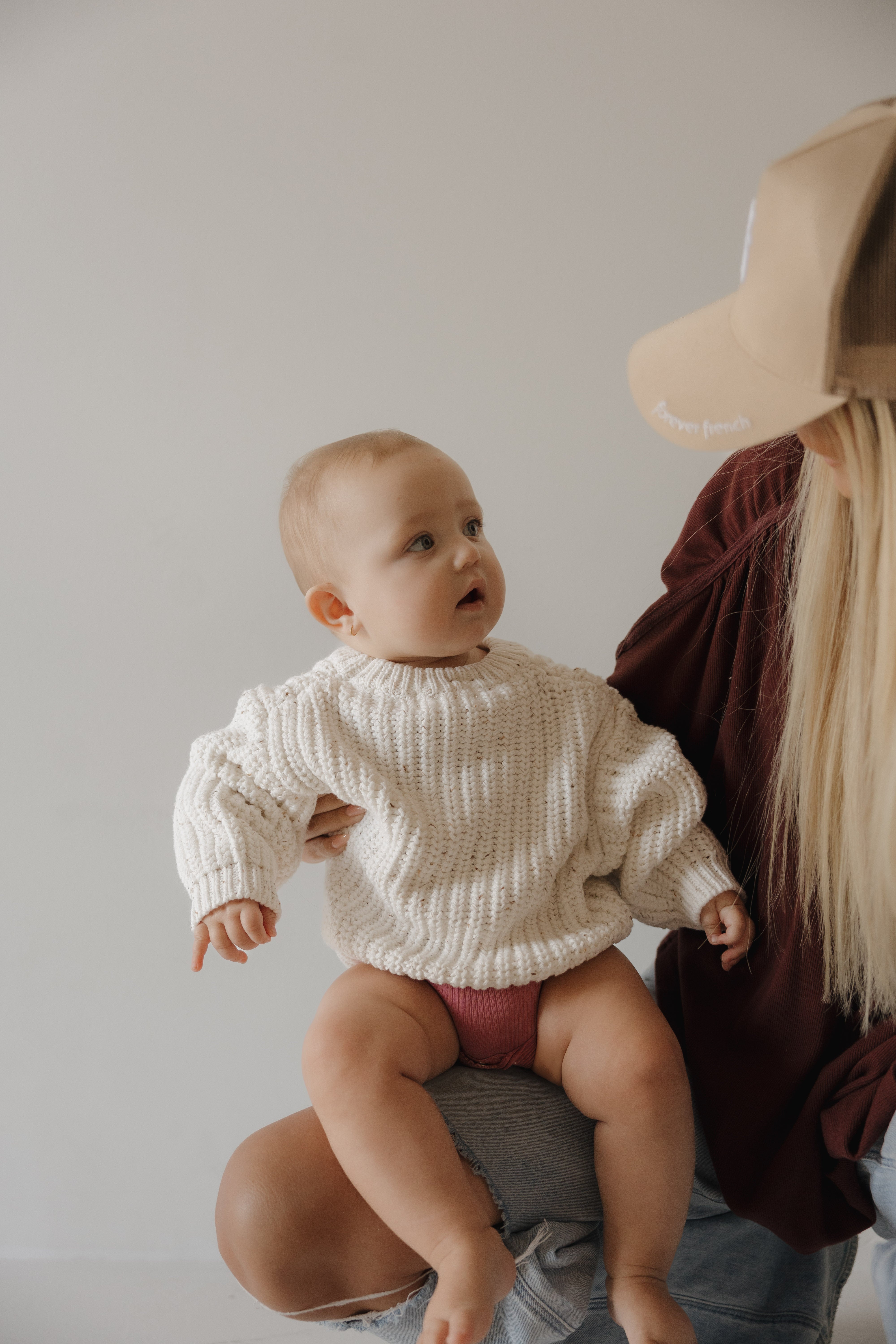 Child Knit Sweater | Cloud Confetti