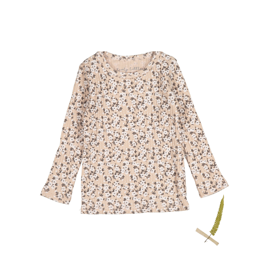 The Printed Long Sleeve Tee - Adelyn