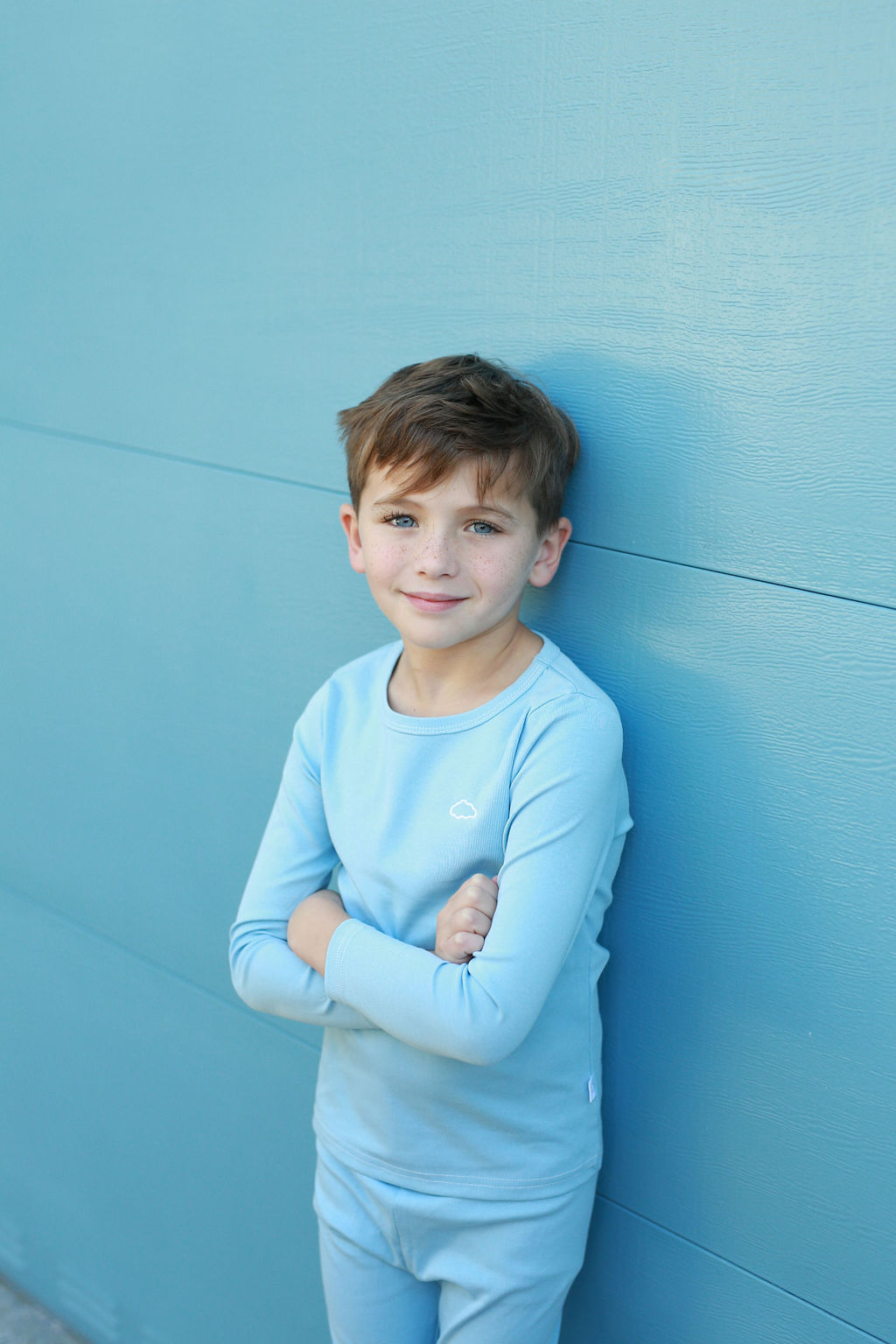 Stitched Pj- Bright Blue