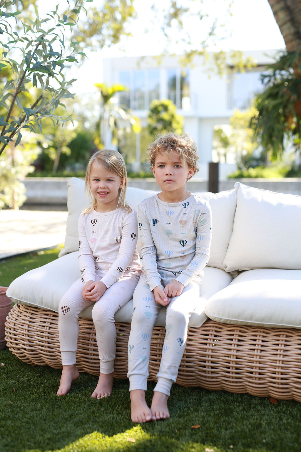 Hot Air Balloon Pj- Grey