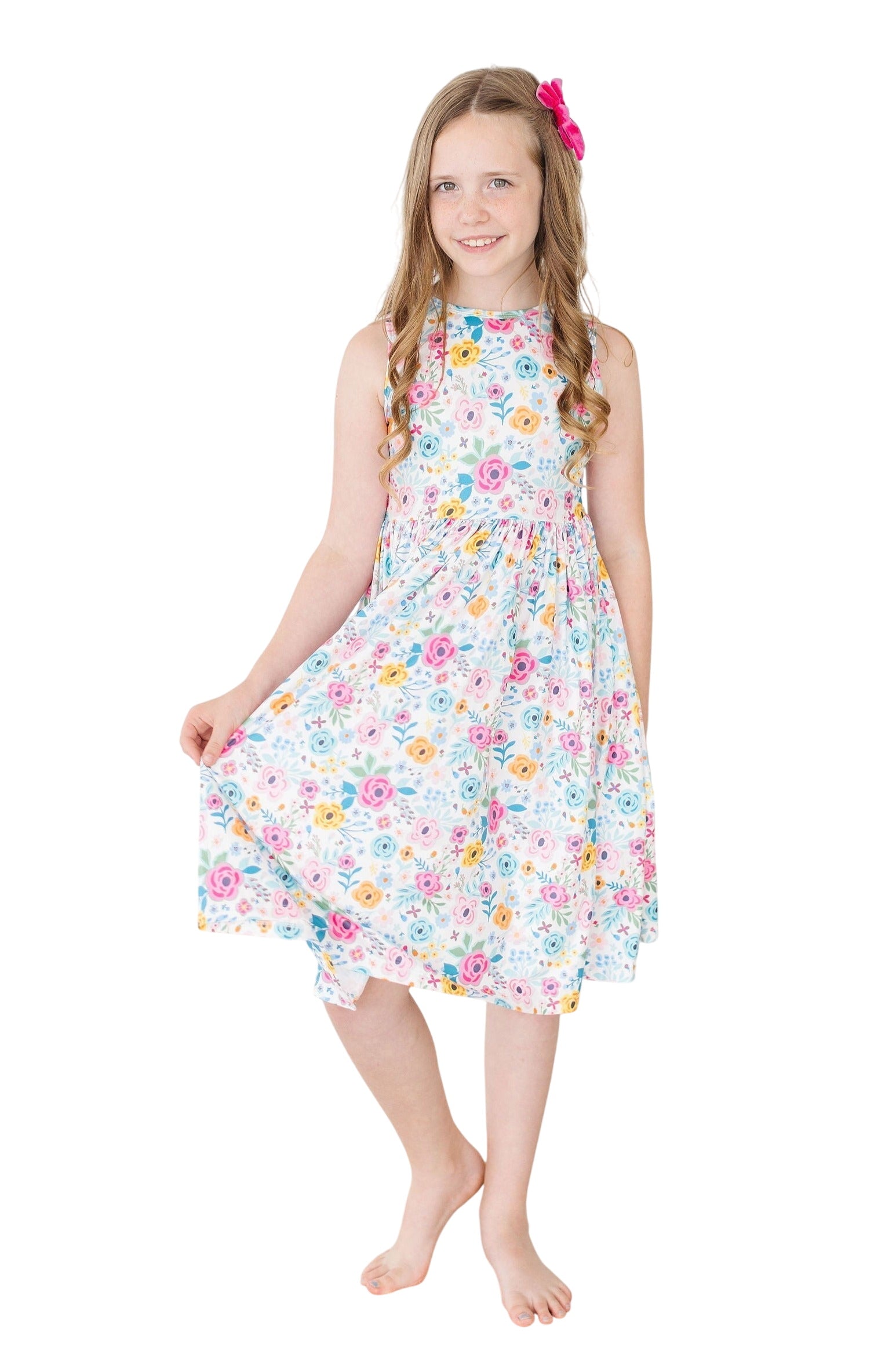 Sunshine Blooms Tank Twirl Dress