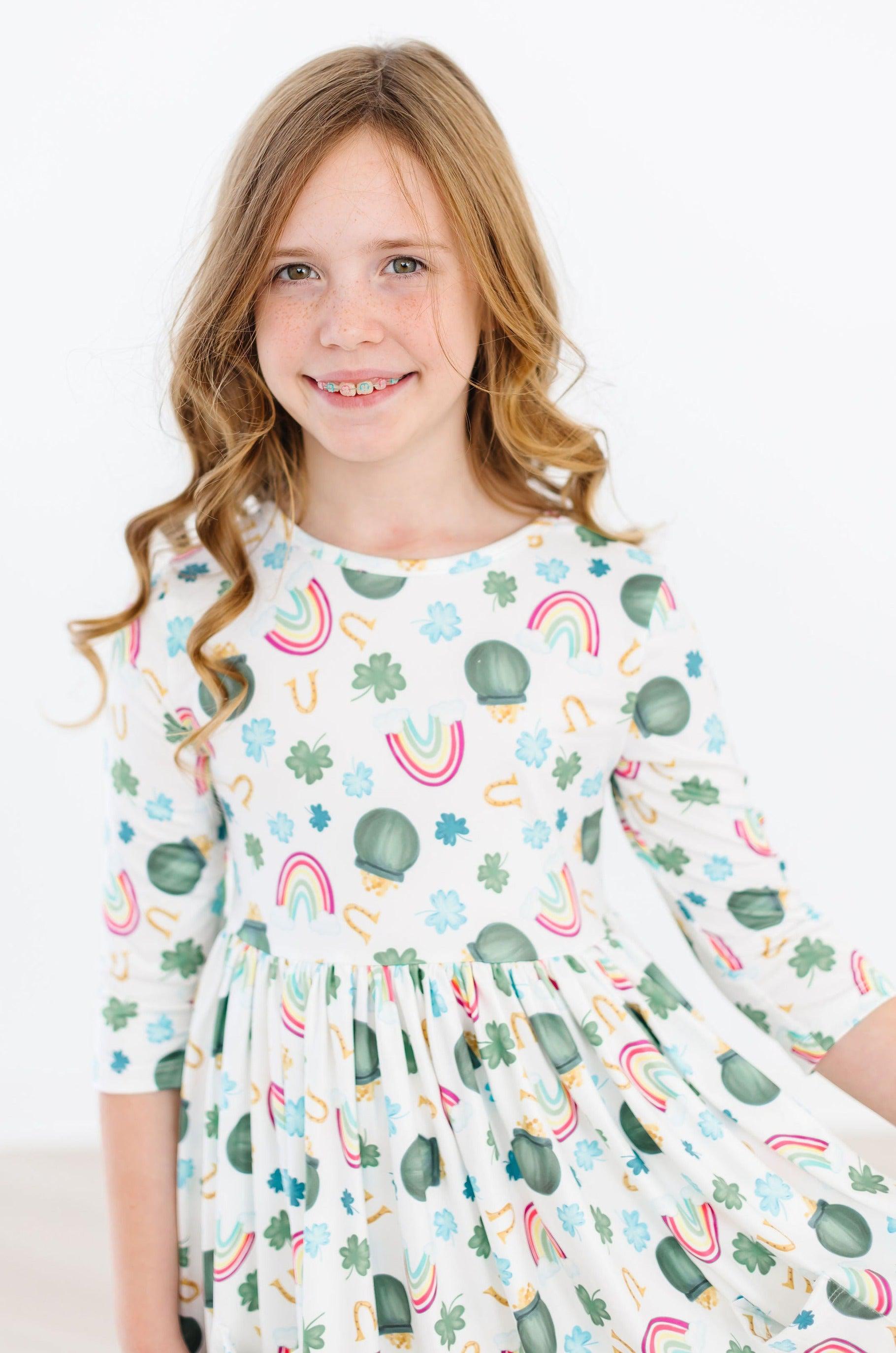 Luck Of The Irish Pocket Twirl Dress