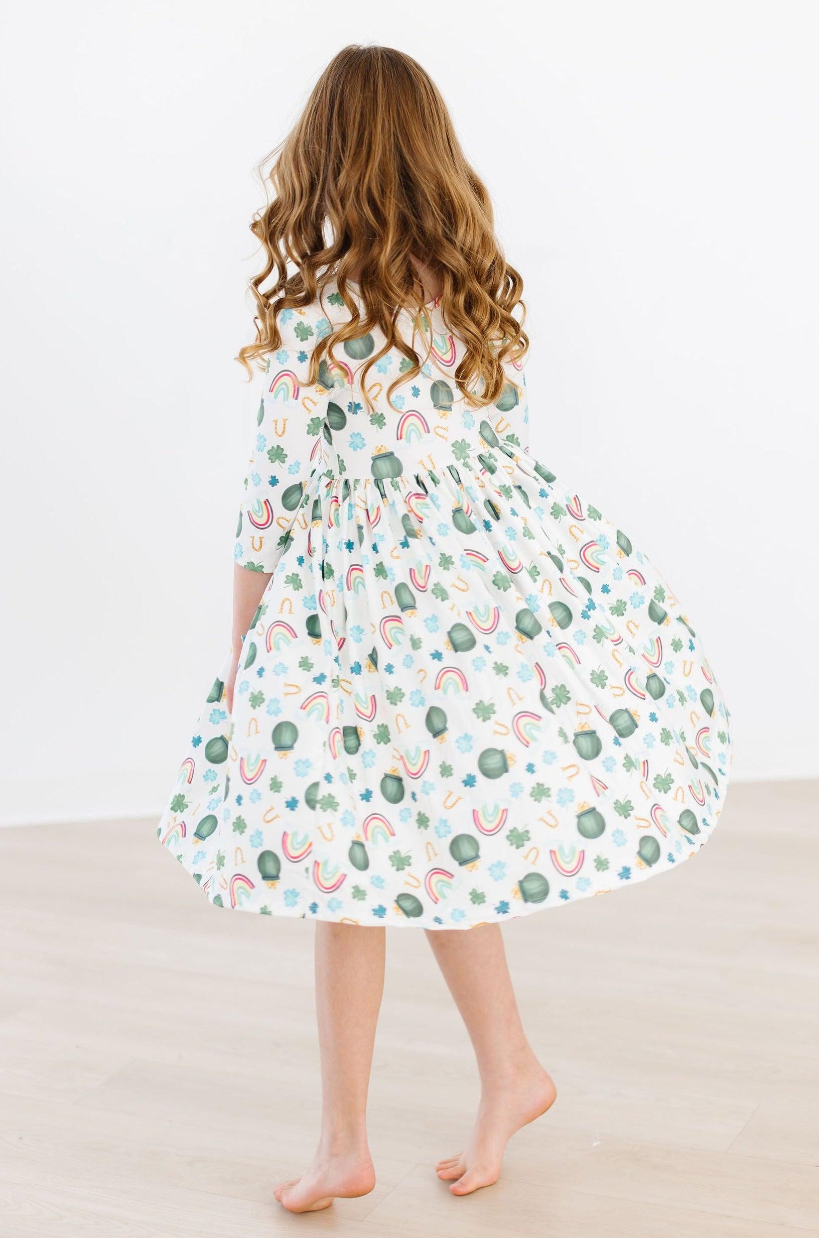 Luck Of The Irish Pocket Twirl Dress