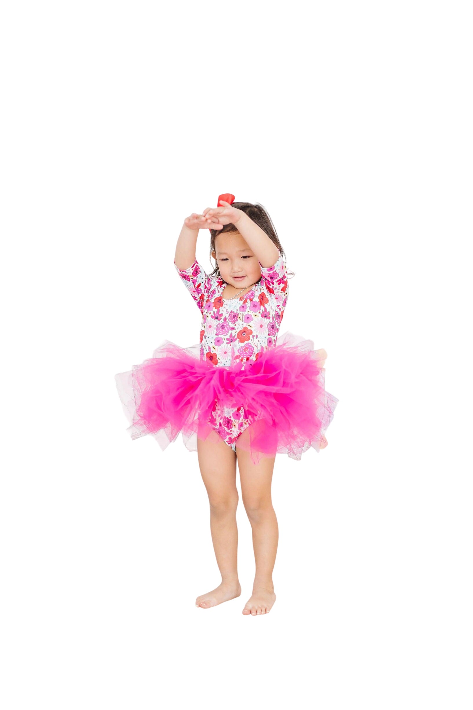 Secret Garden 3/4 Sleeve Tutu Leotard