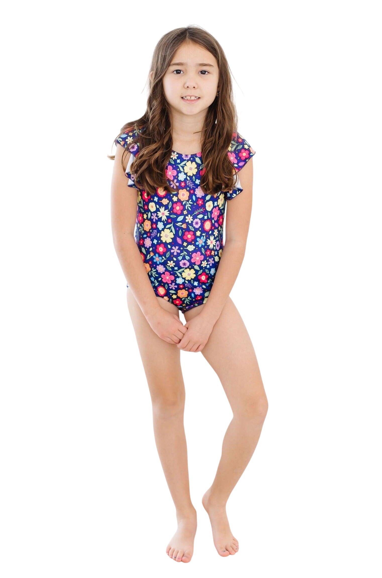 Pick A Posy S/s Flutter Sleeve Leotard