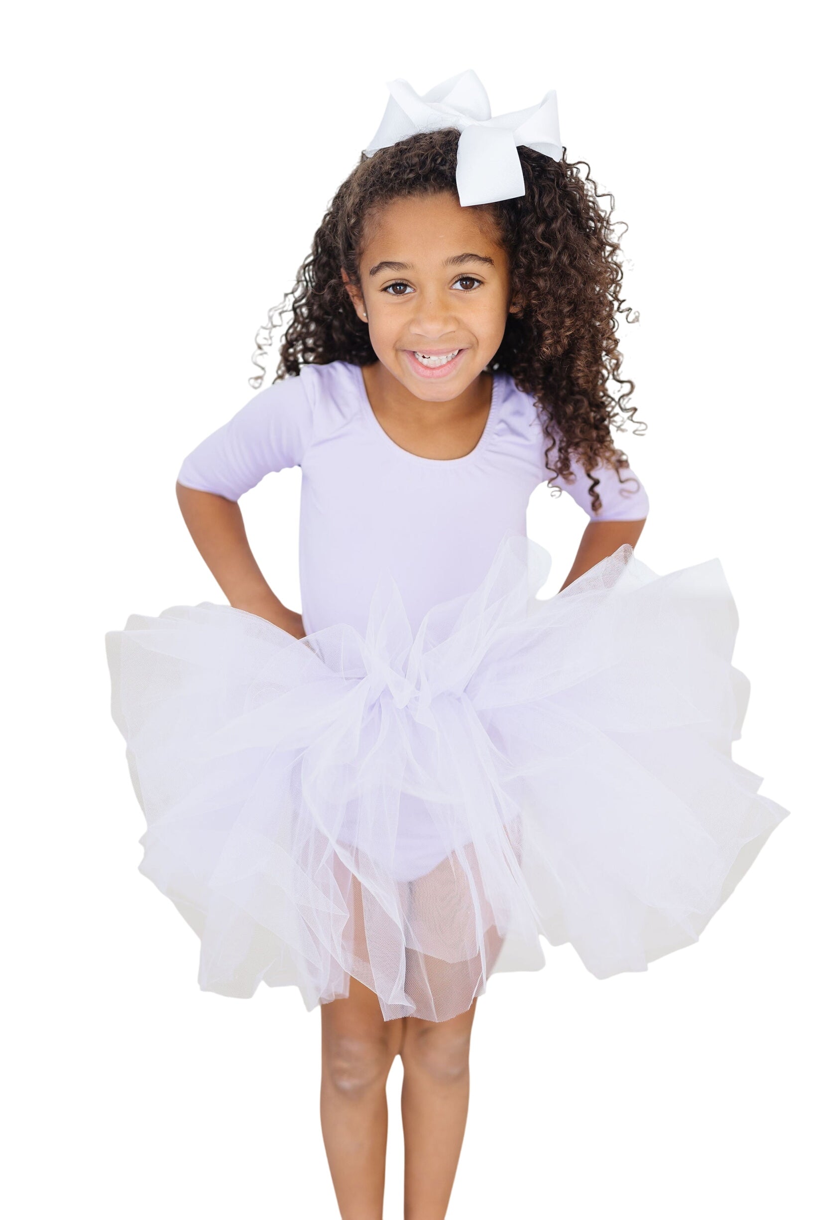 Lavender 3/4 Tutu Leotard