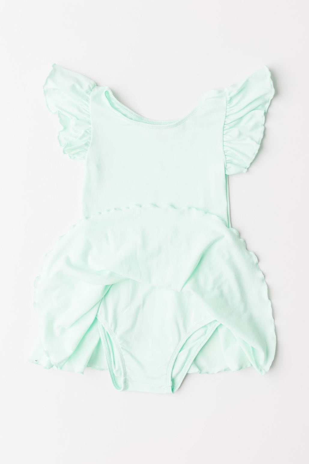 Pastel Green S/s Twirl Leotard
