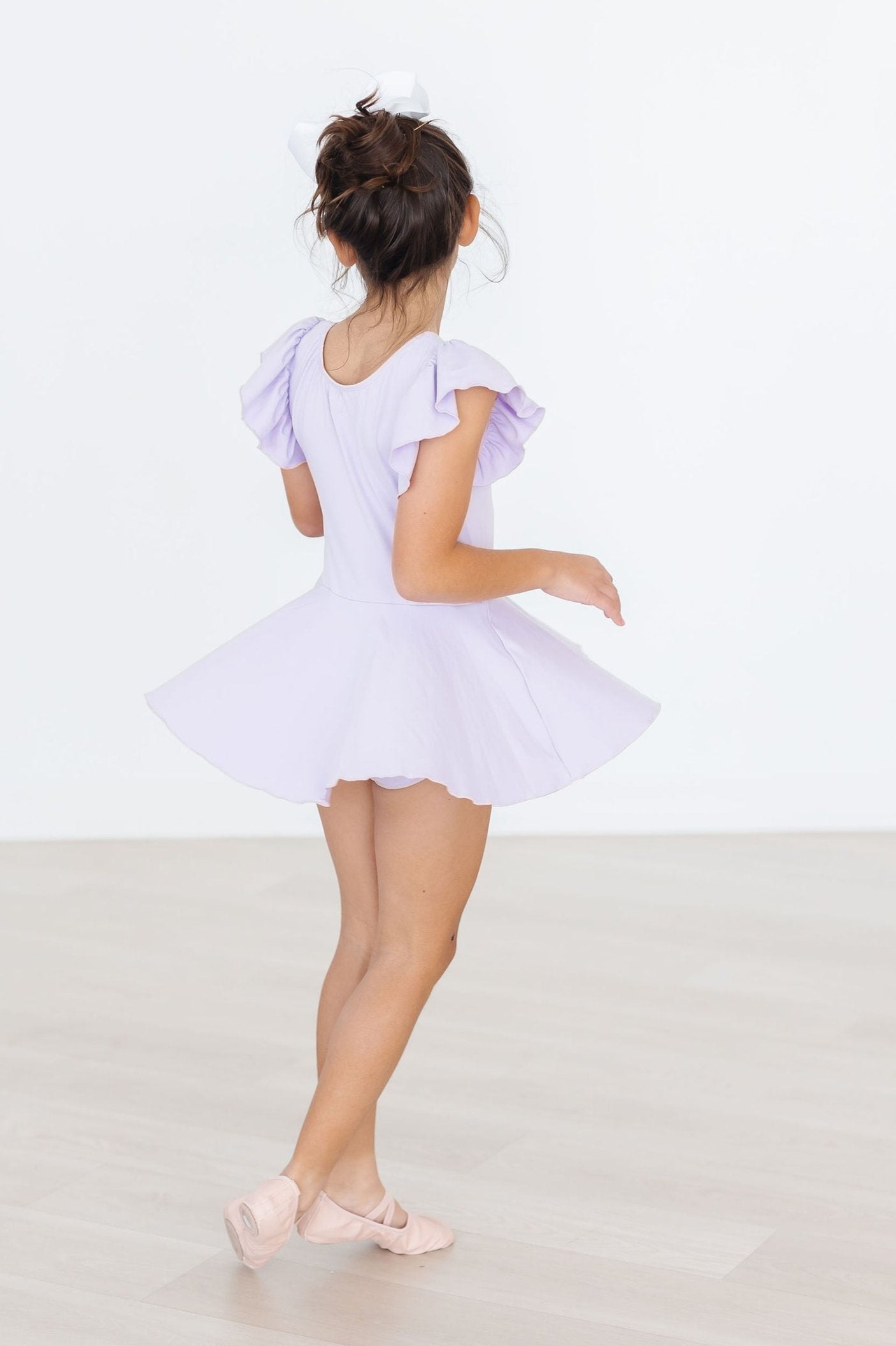 Lavender S/s Twirl Leotard