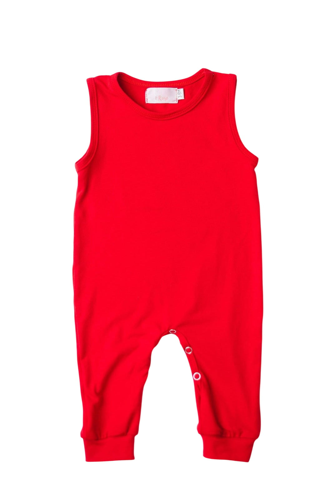 Red Tank One-piece Jogger