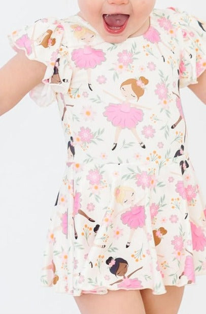 Tiny Dancer S/s Twirl Leotard