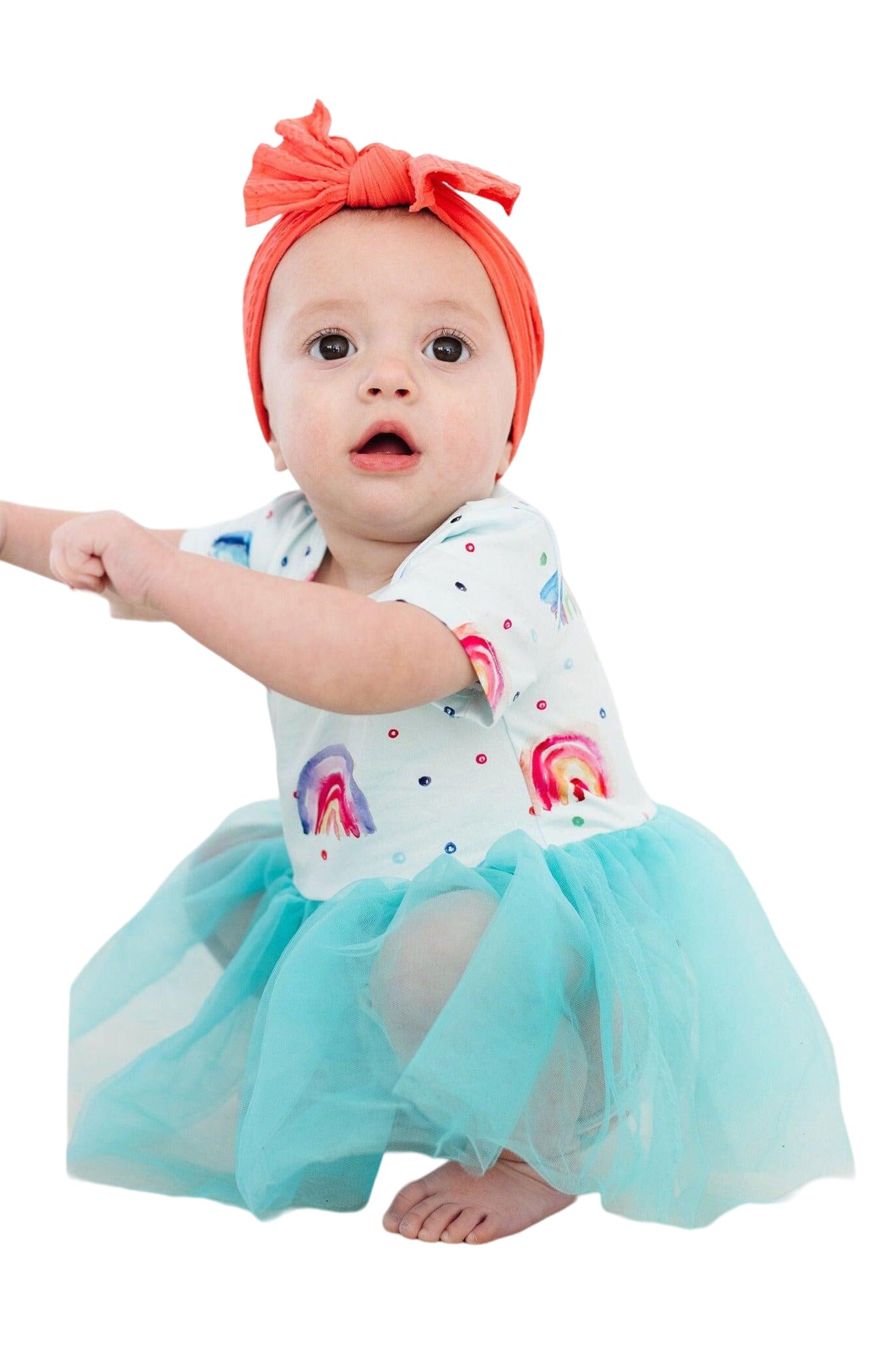 Rainbow Grooves Tutu Bodysuit