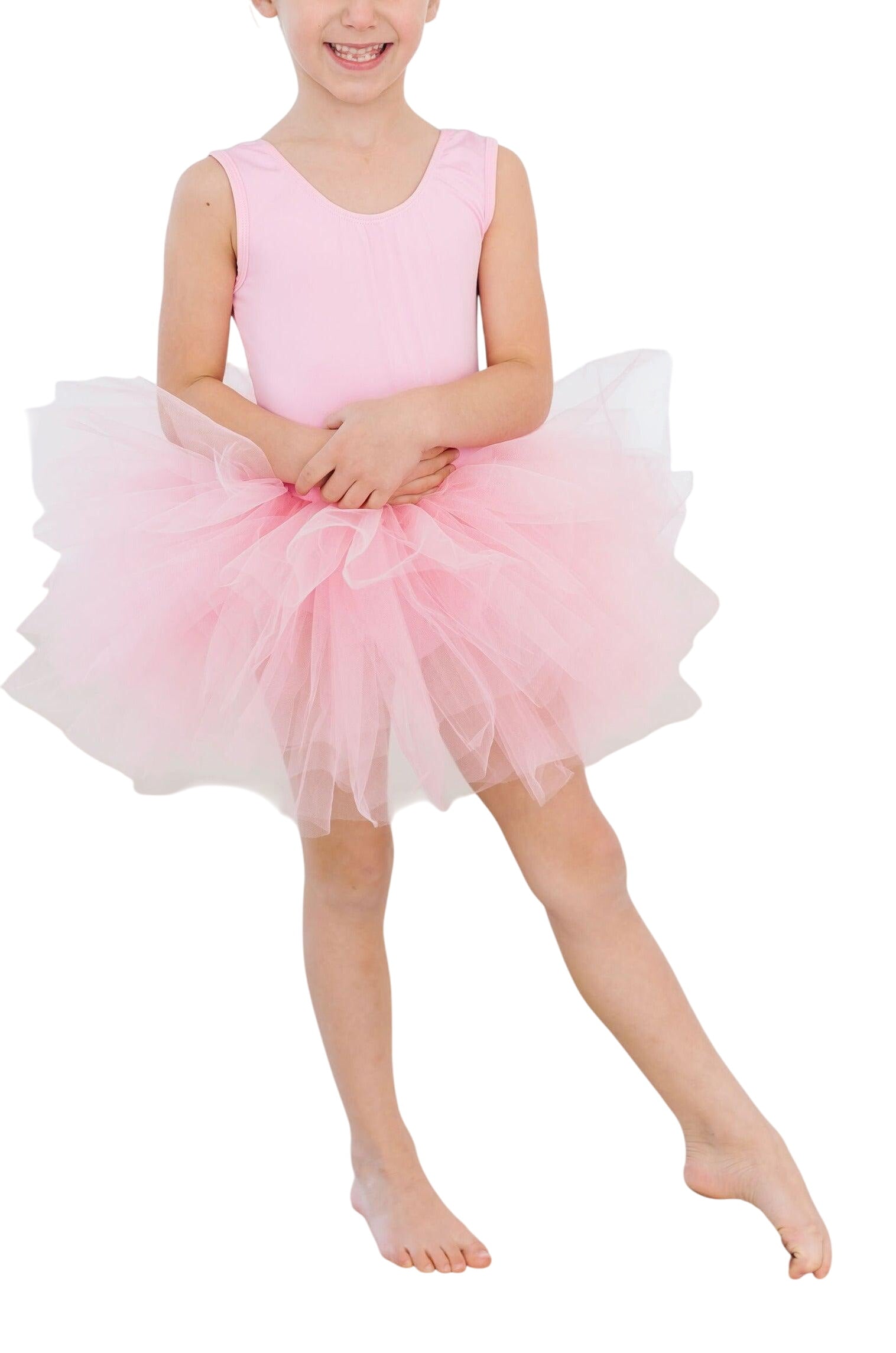 Bubblegum Pink Tank Tutu Leotard