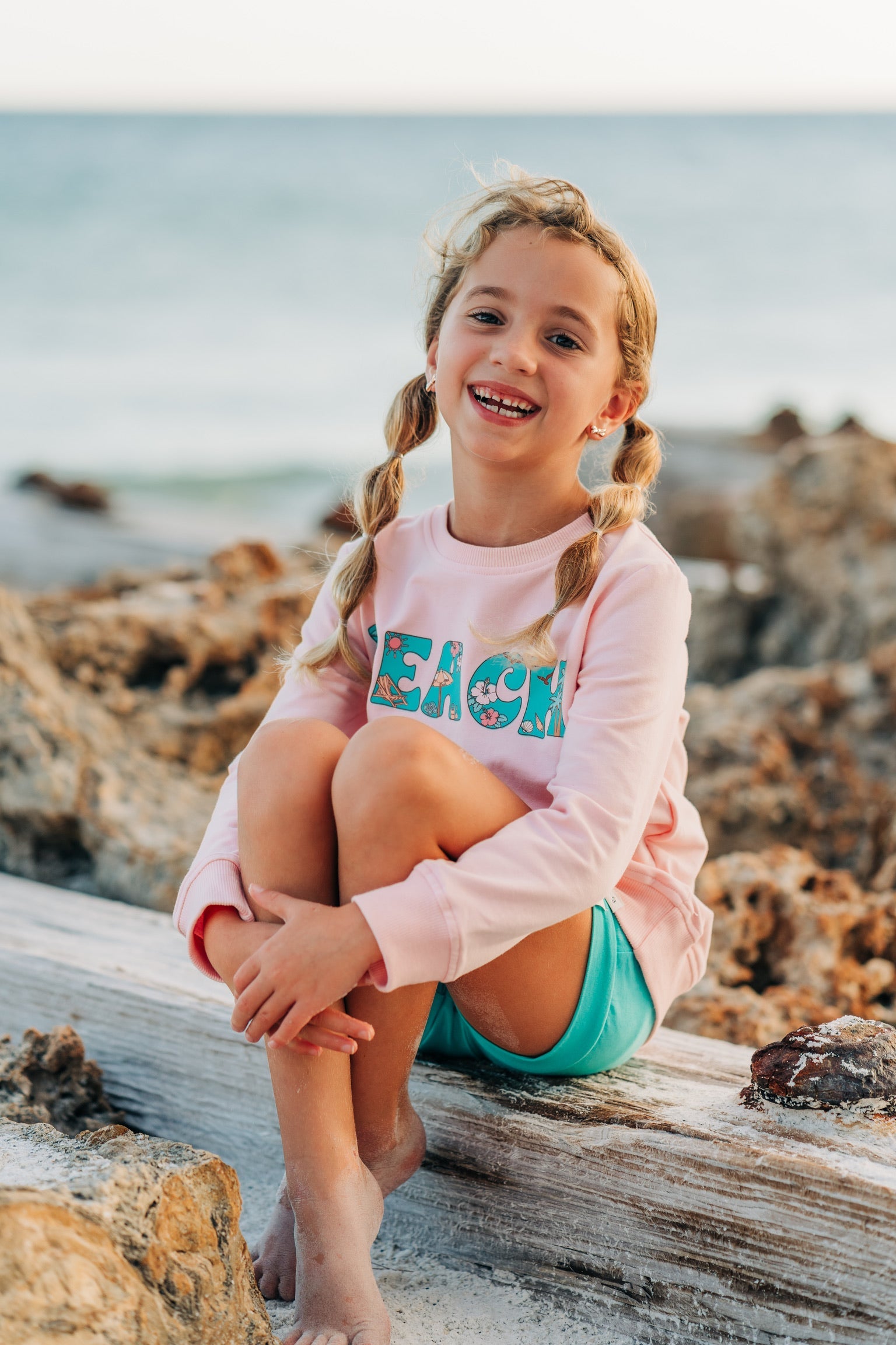 Girls Sweatshirt ~ Here Comes The Sun