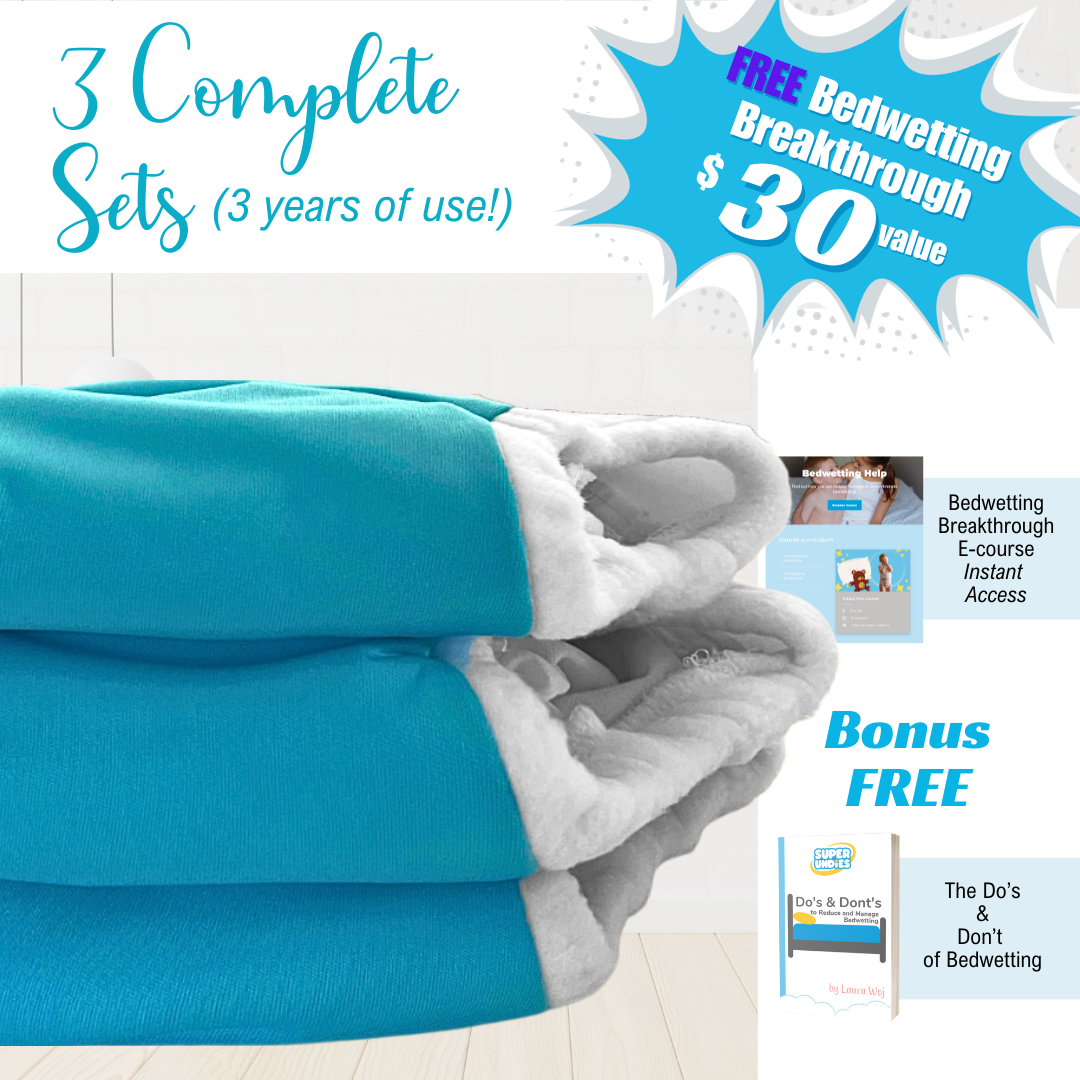 Brain Training Bedwetting Pants 3-pack