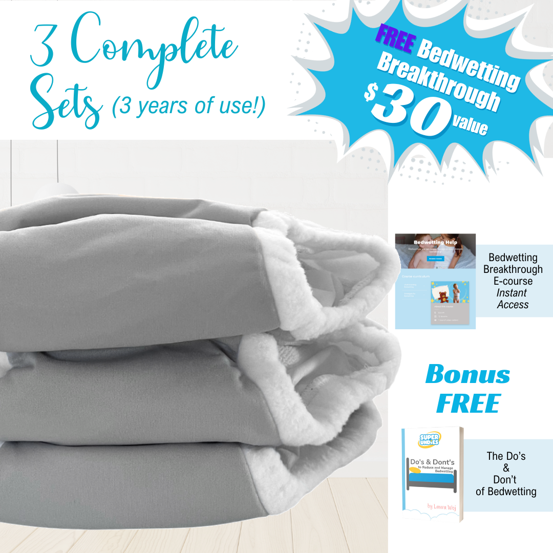 Brain Training Bedwetting Pants 3-pack