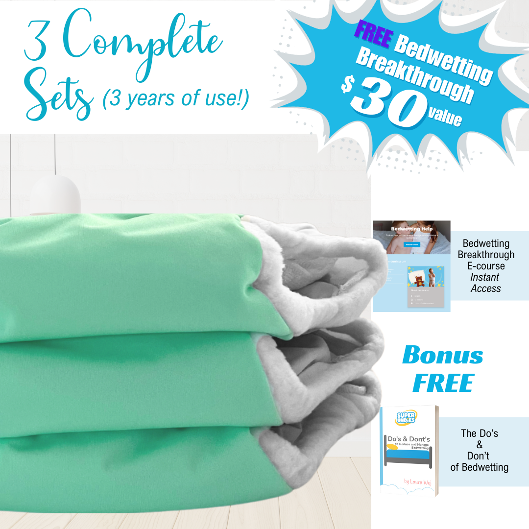 Brain Training Bedwetting Pants 3-pack
