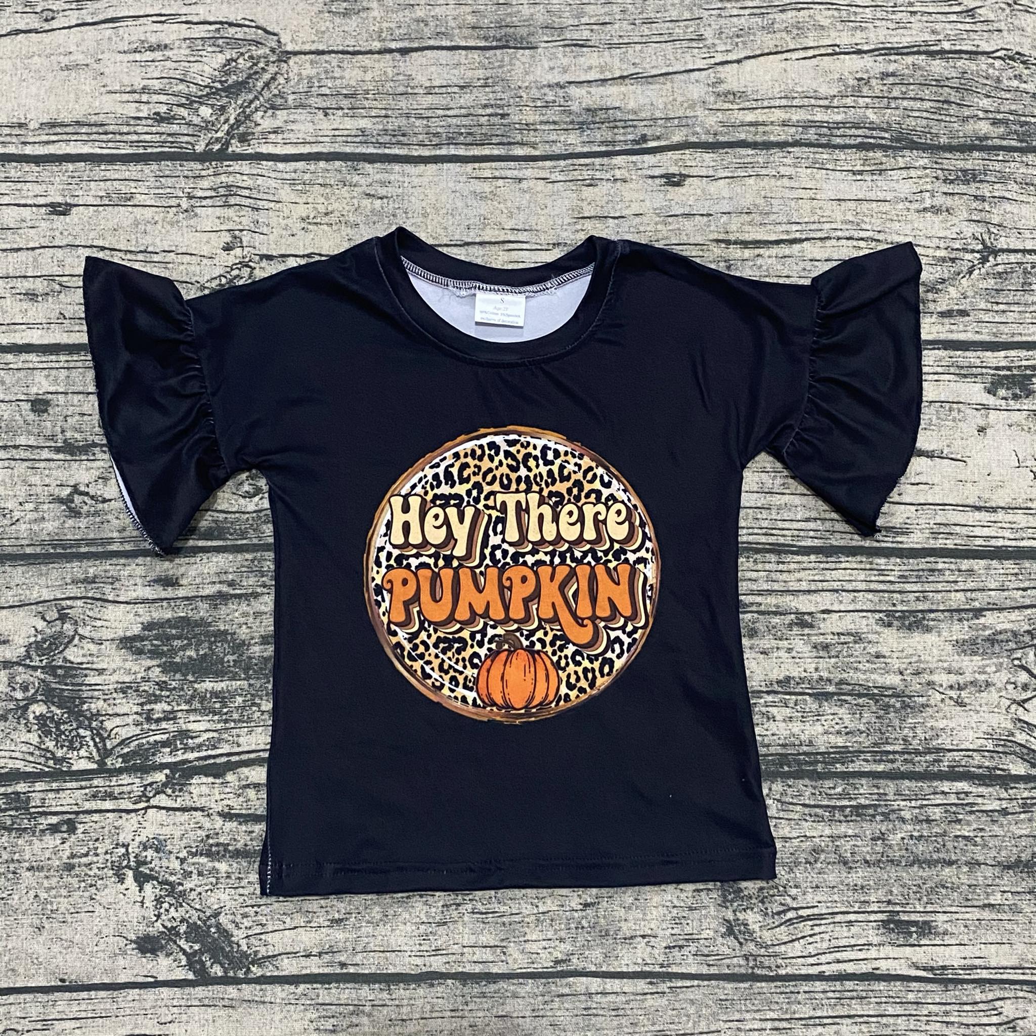 Hey There Pumpkin Ruffle Top