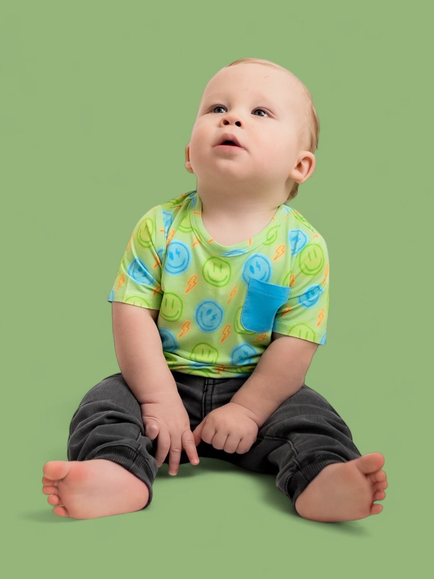 Neon Smiles Dream Pocket Tee