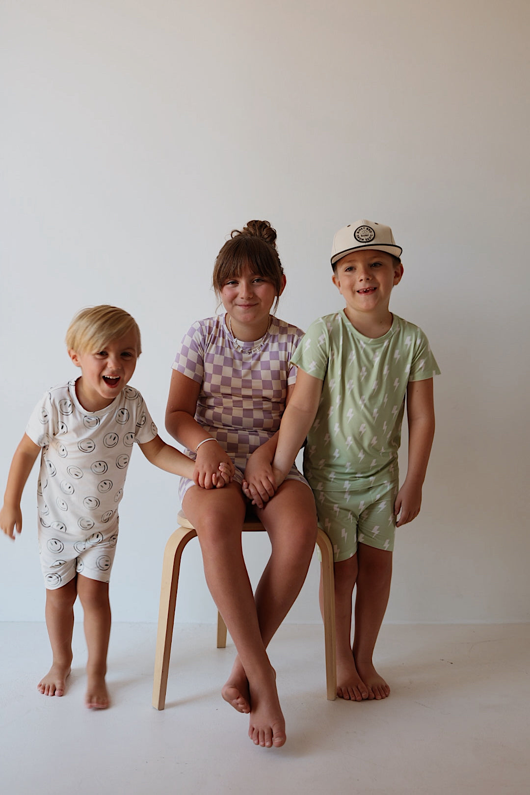 Bamboo Short Set | Green Smiles