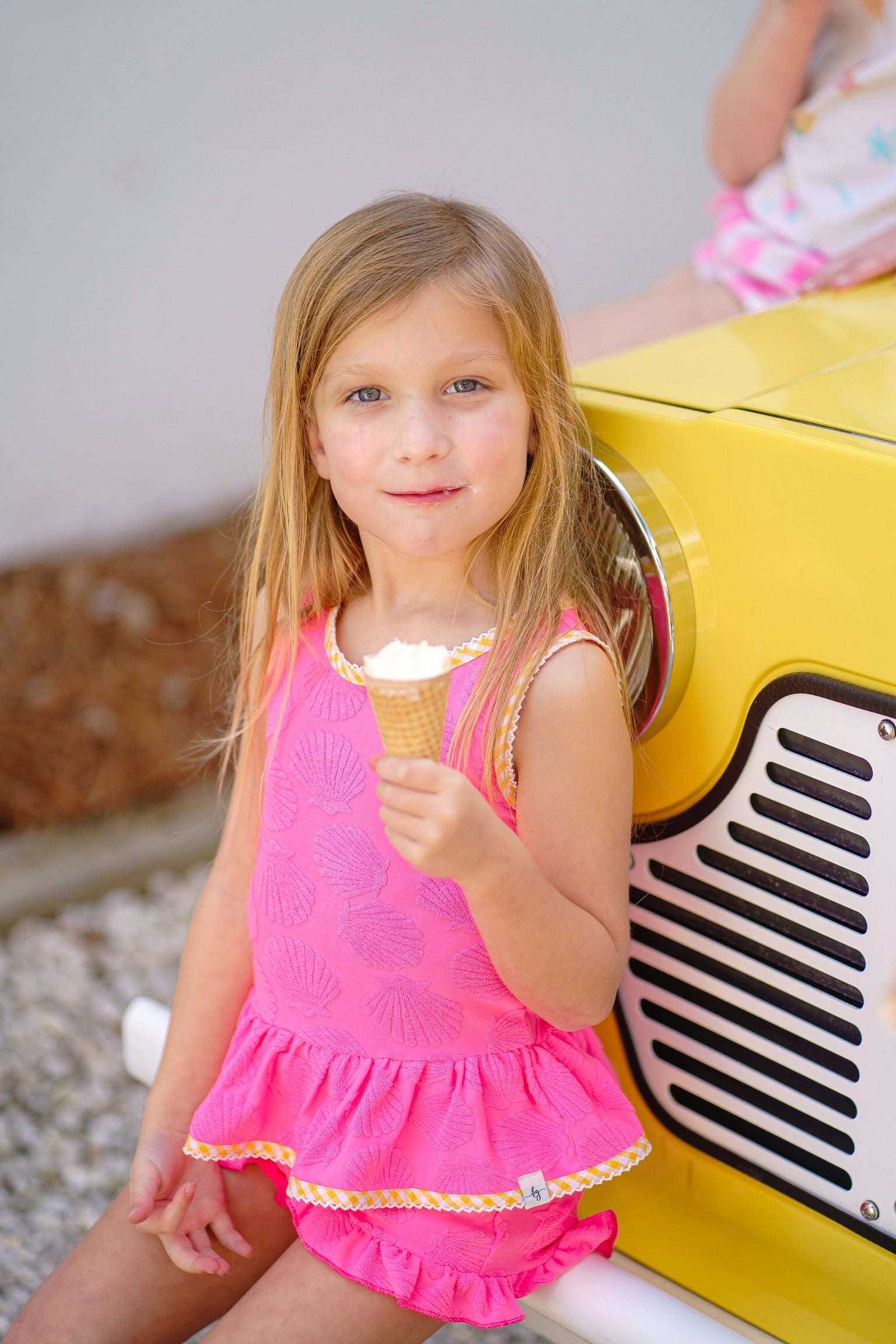 Hot Pink Shell Terry Set