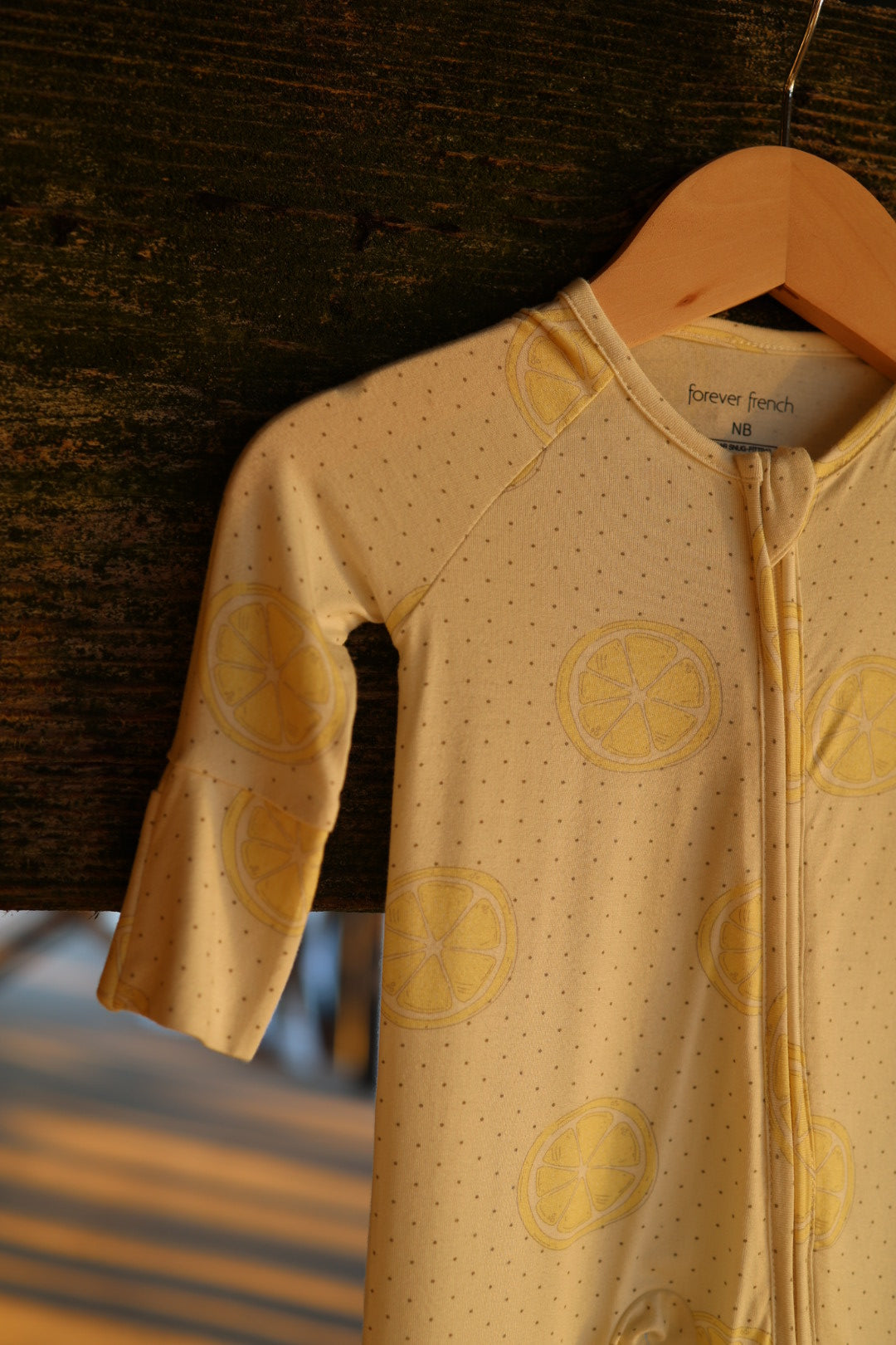 Bamboo Zip Pajamas | Lemon Drop