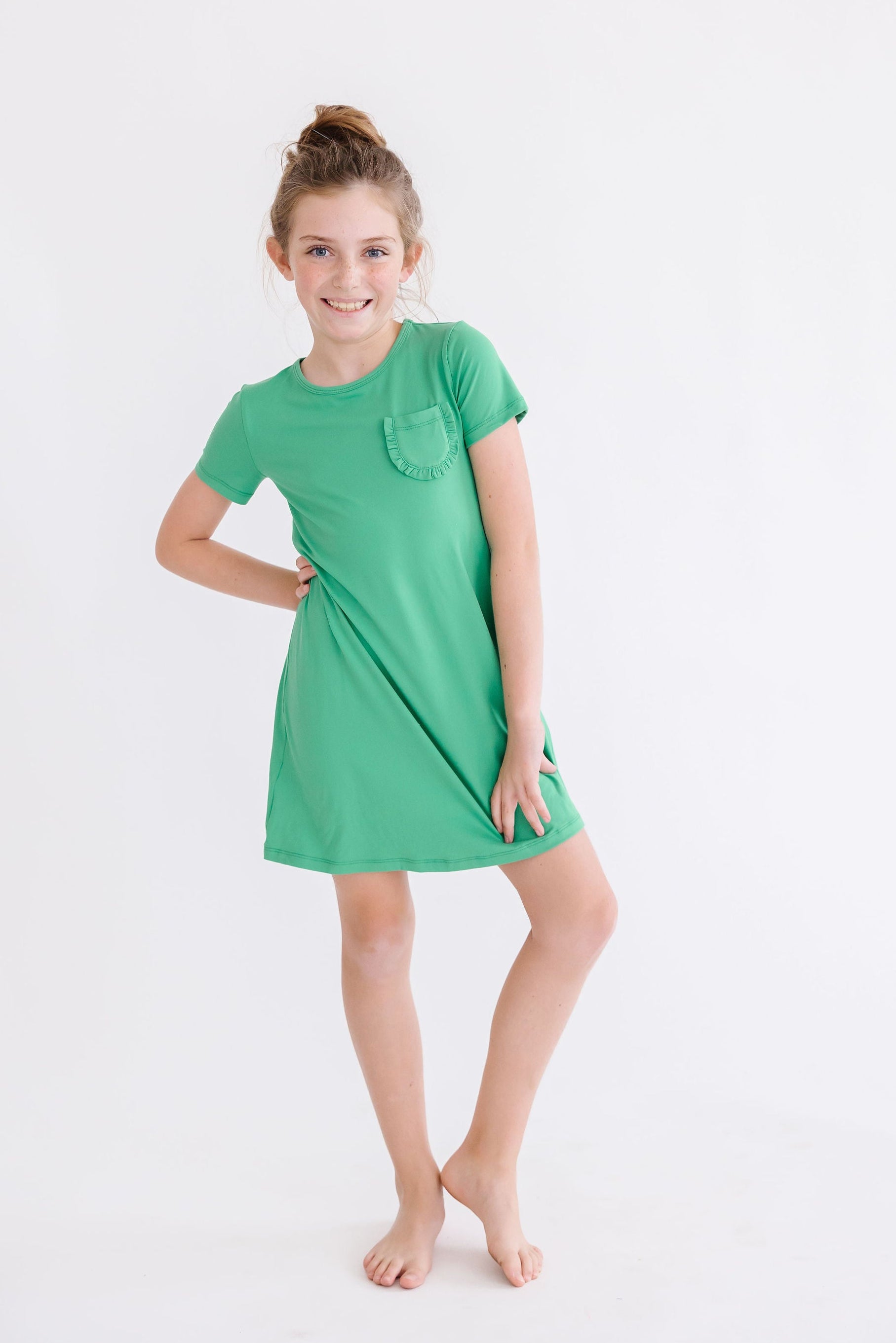 Kelly Green T-shirt Dress