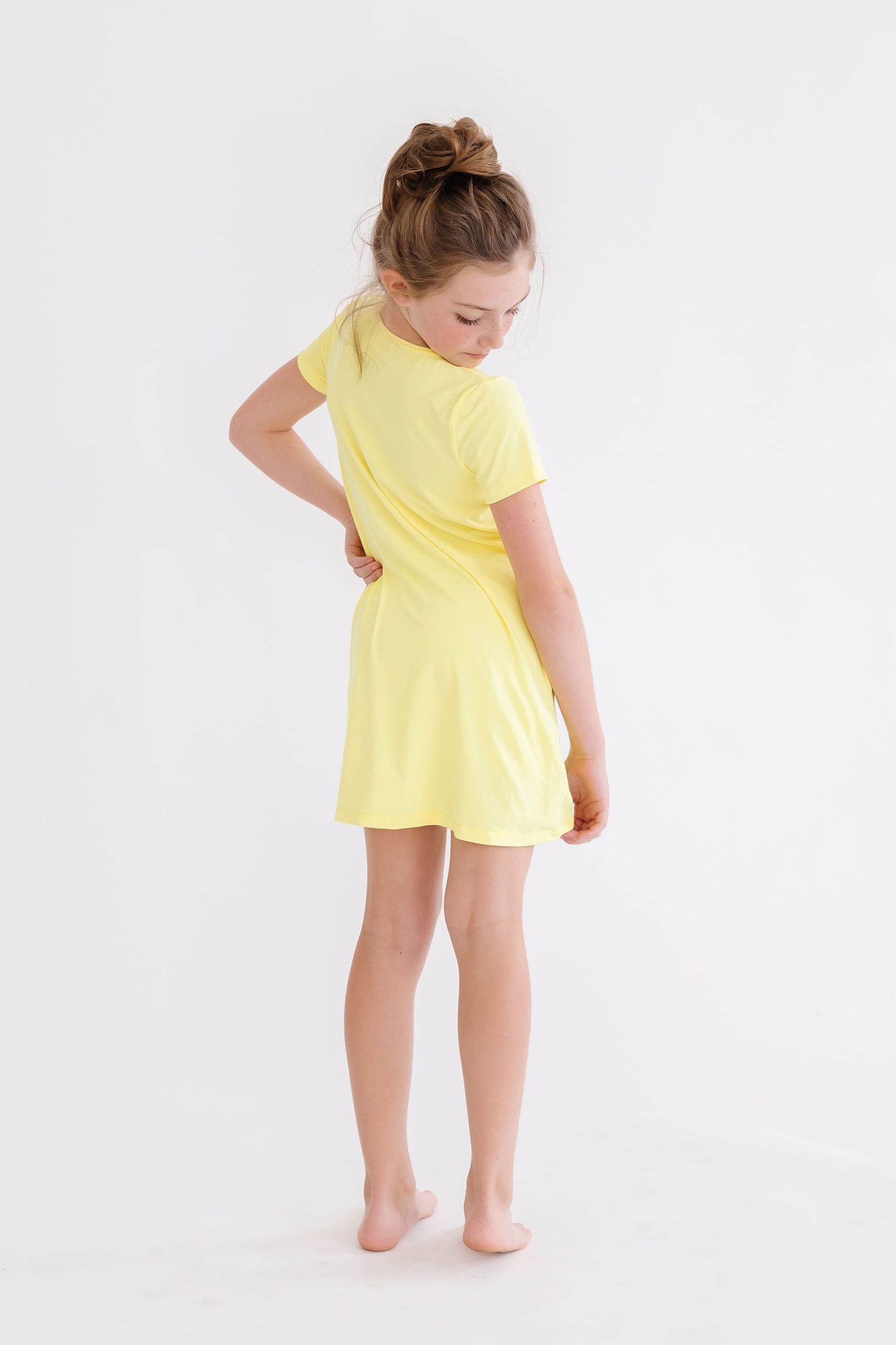 Yellow T-shirt Dress