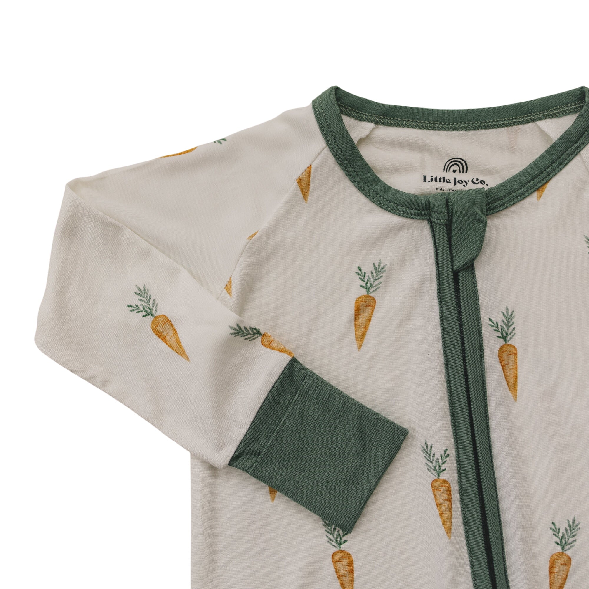 Keep Calm And Carrot On Bamboo Zippy Romper