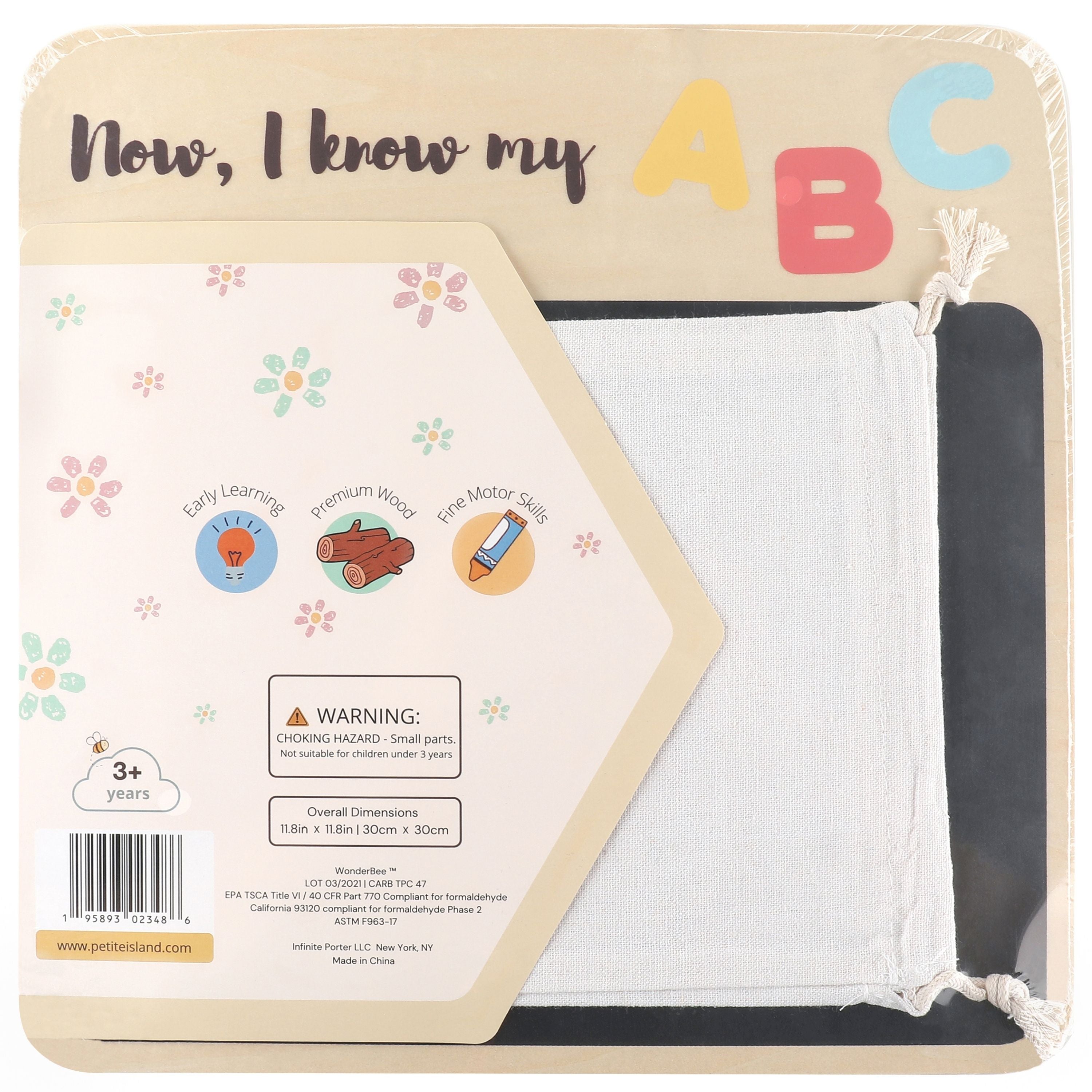 Wonderbee Wooden Alphabet Chunky Puzzle