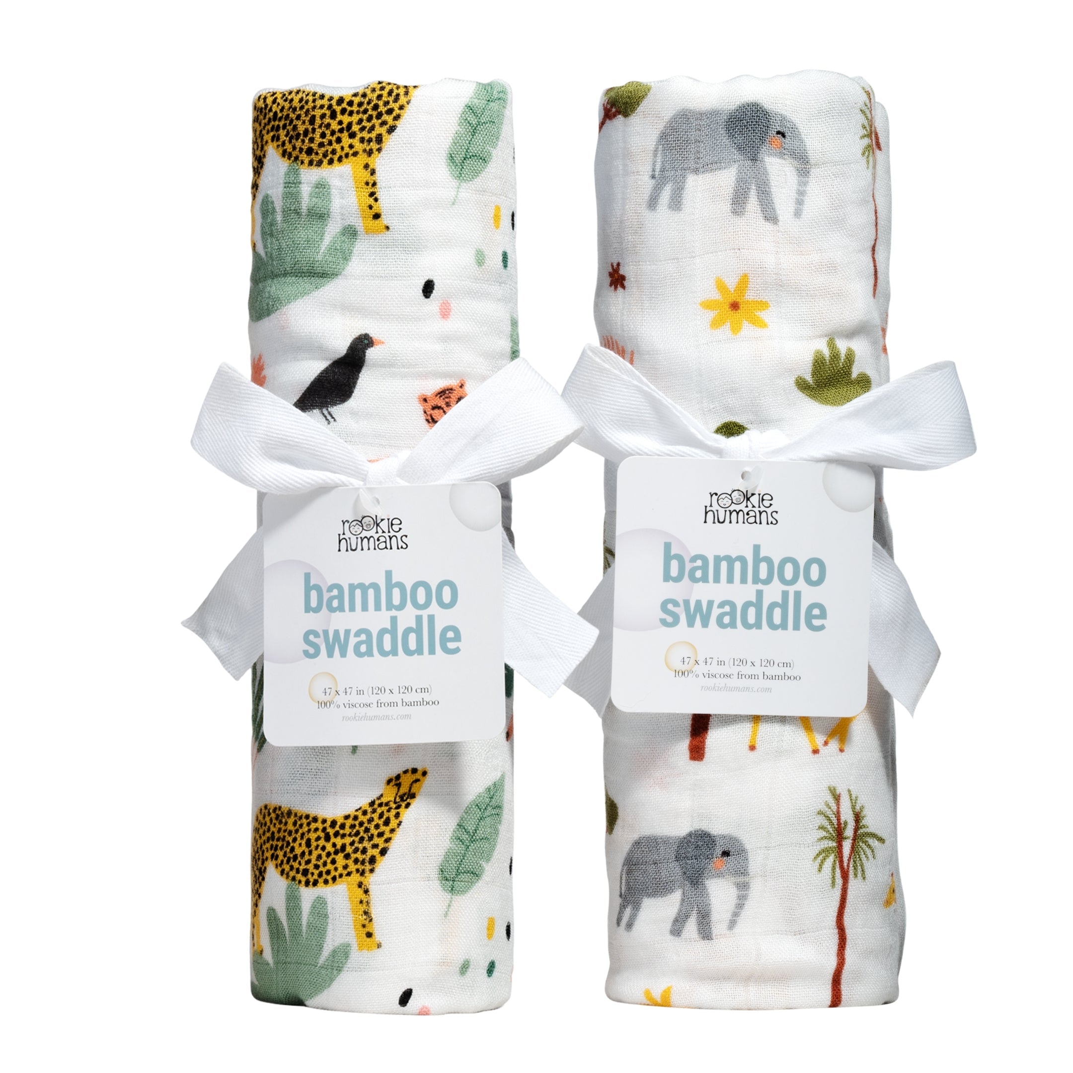 Jungle & Savanna Swaddle 2-pack