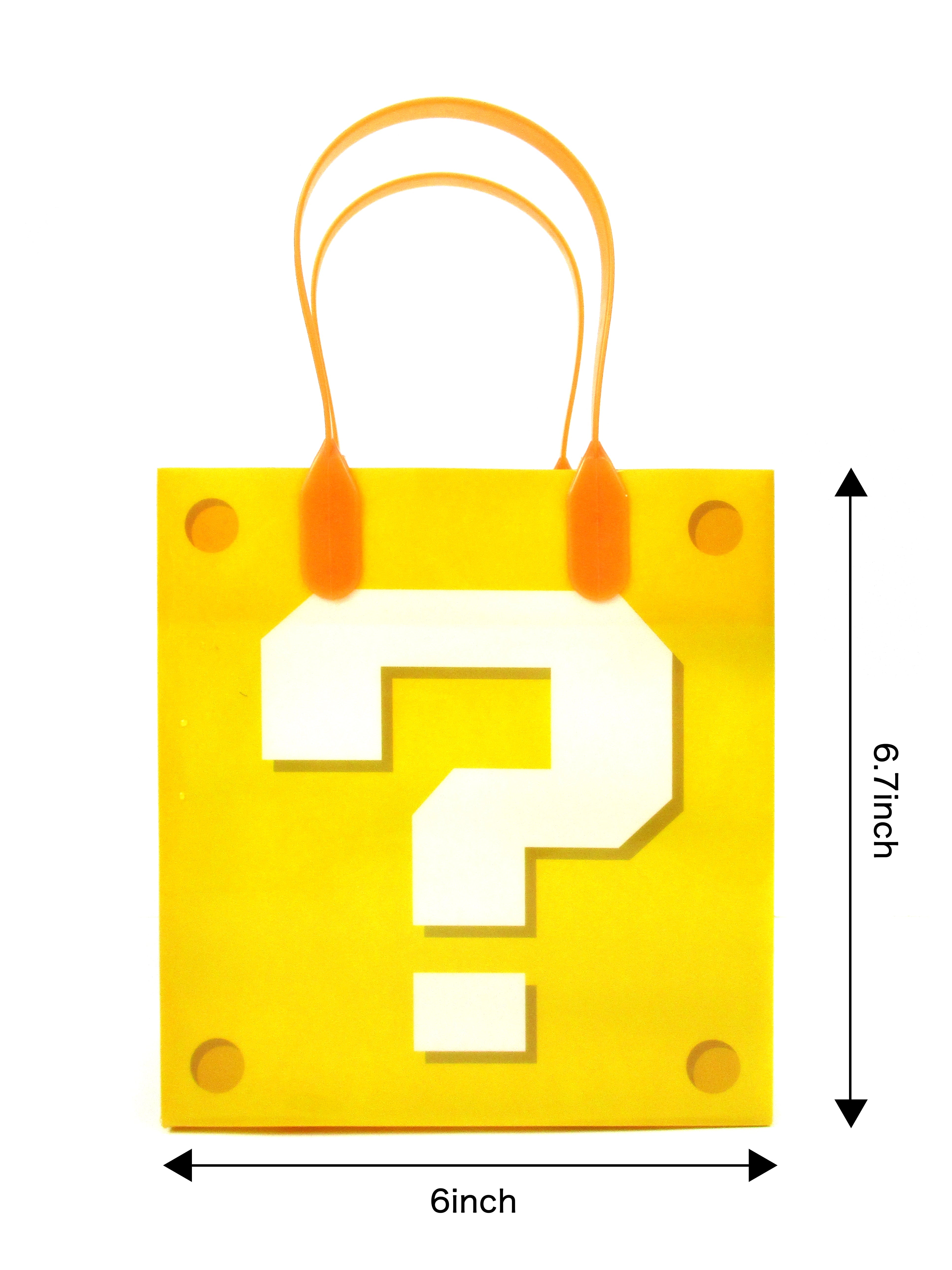 Super Video Game Party Favor Treat Bags - Set Of 6 Or 12
