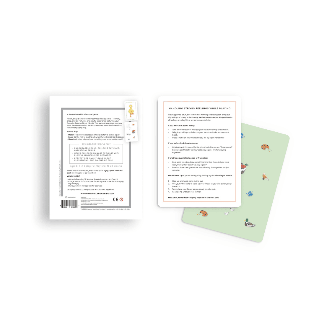 Sesame Street 3-in-1 Card Game