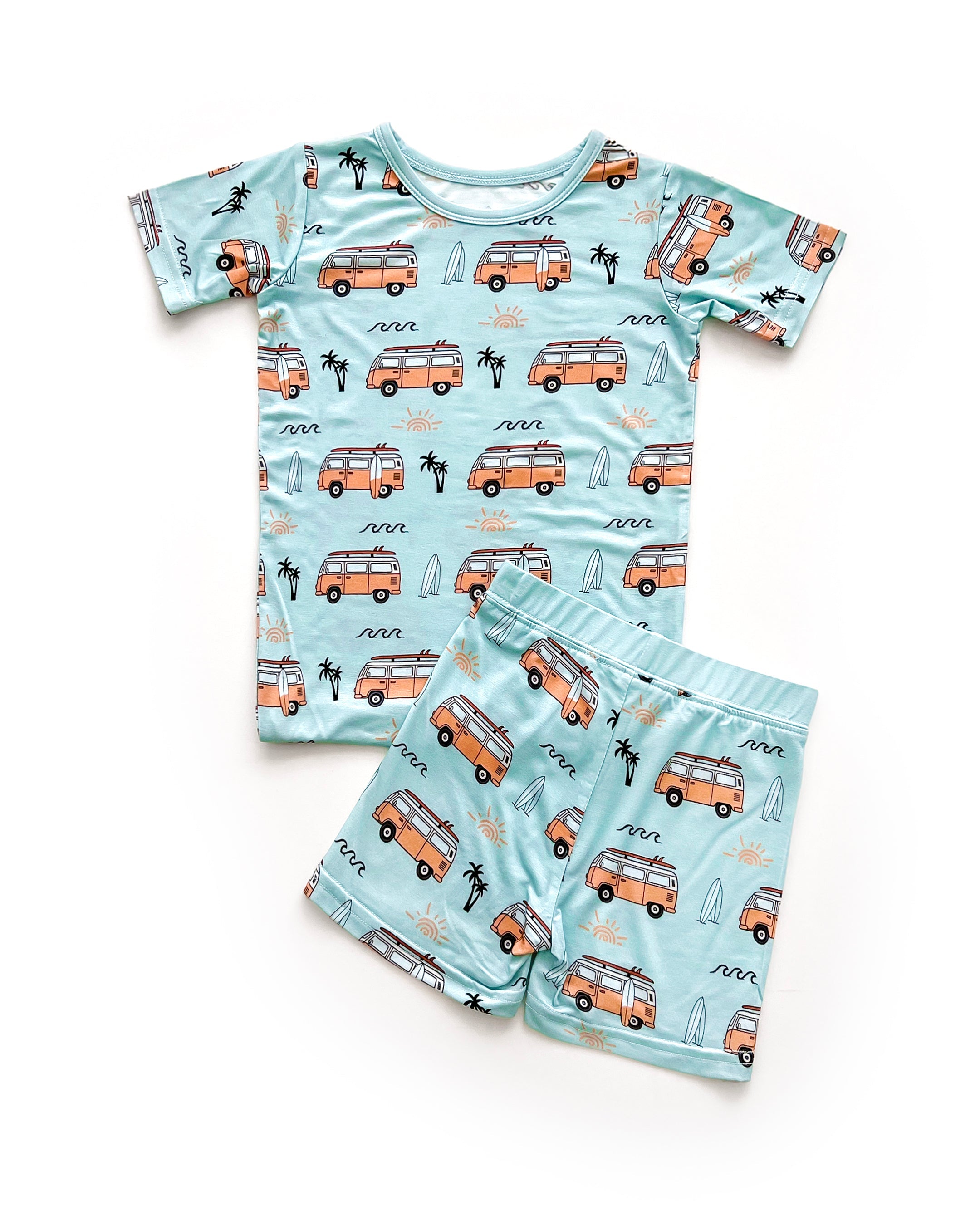 Bamboo Shorts Set | Retro Beach