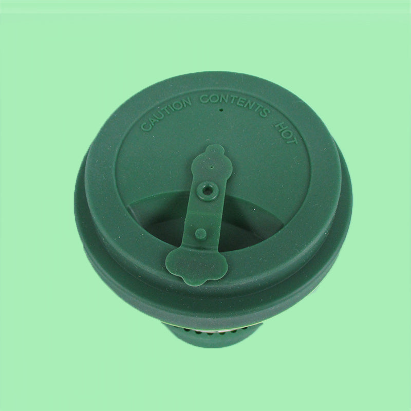 Eco-friendly Reusable Plant Fiber Travel Mug With Monstera Leaves Design
