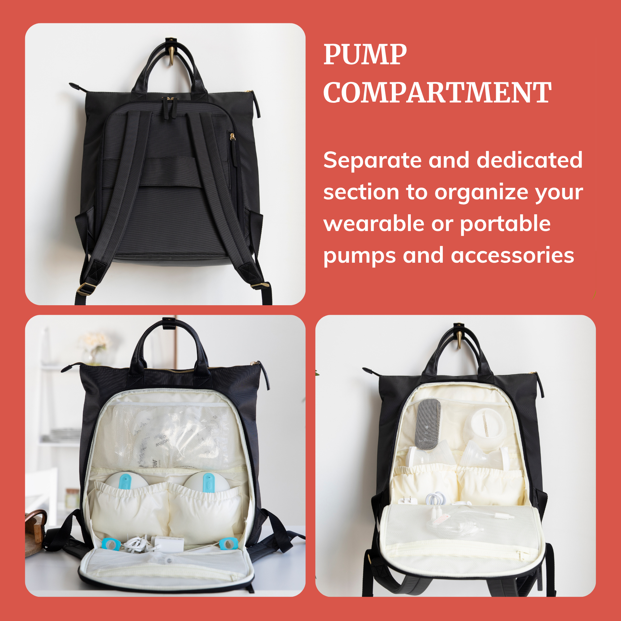Wearable Breast Pump Bag Backpack - Airedale