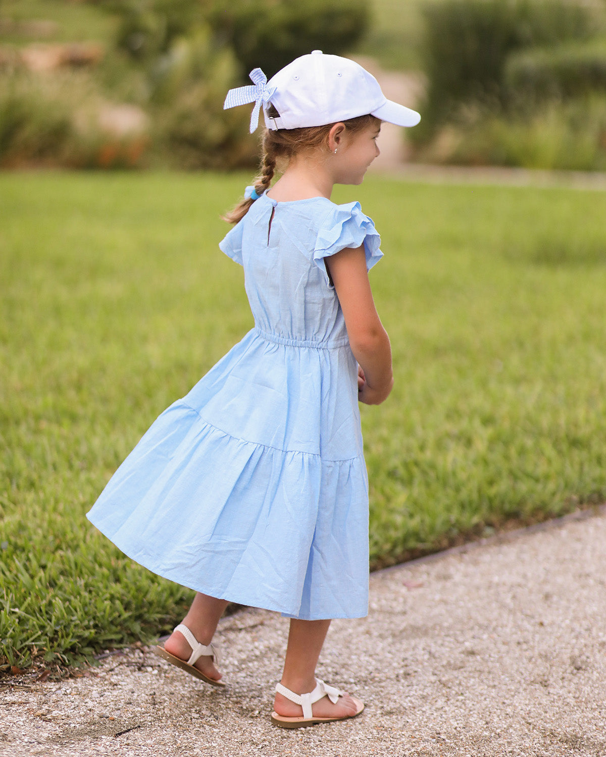 Glass Slipper Bow Baseball Hat (girls)