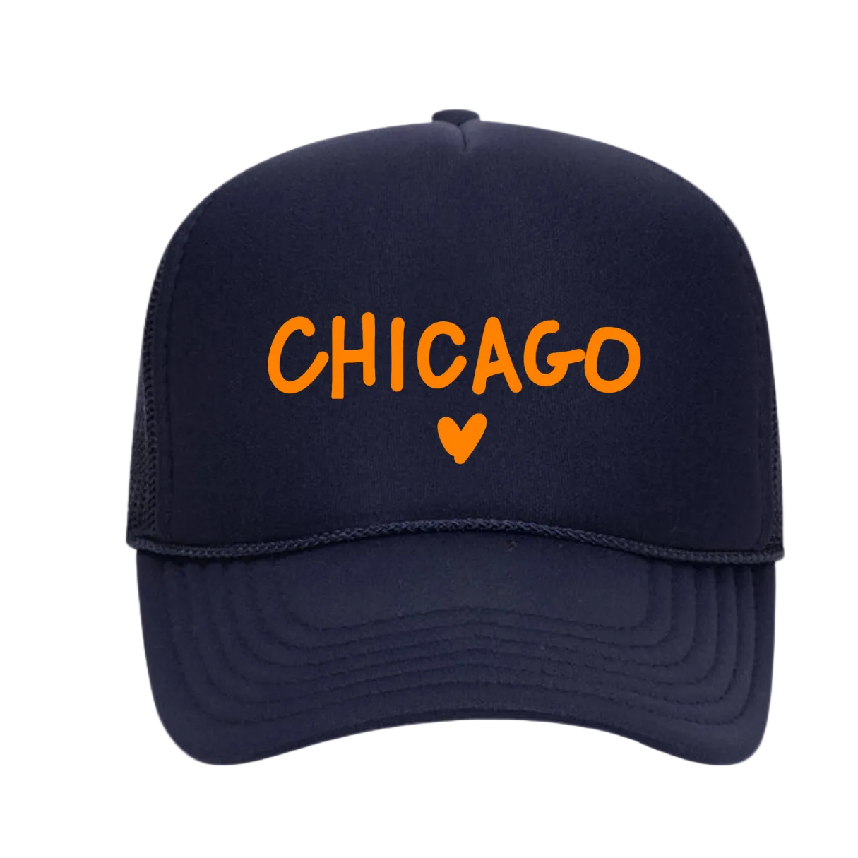 I Love Chicago ♡ Printed Trucker Hat