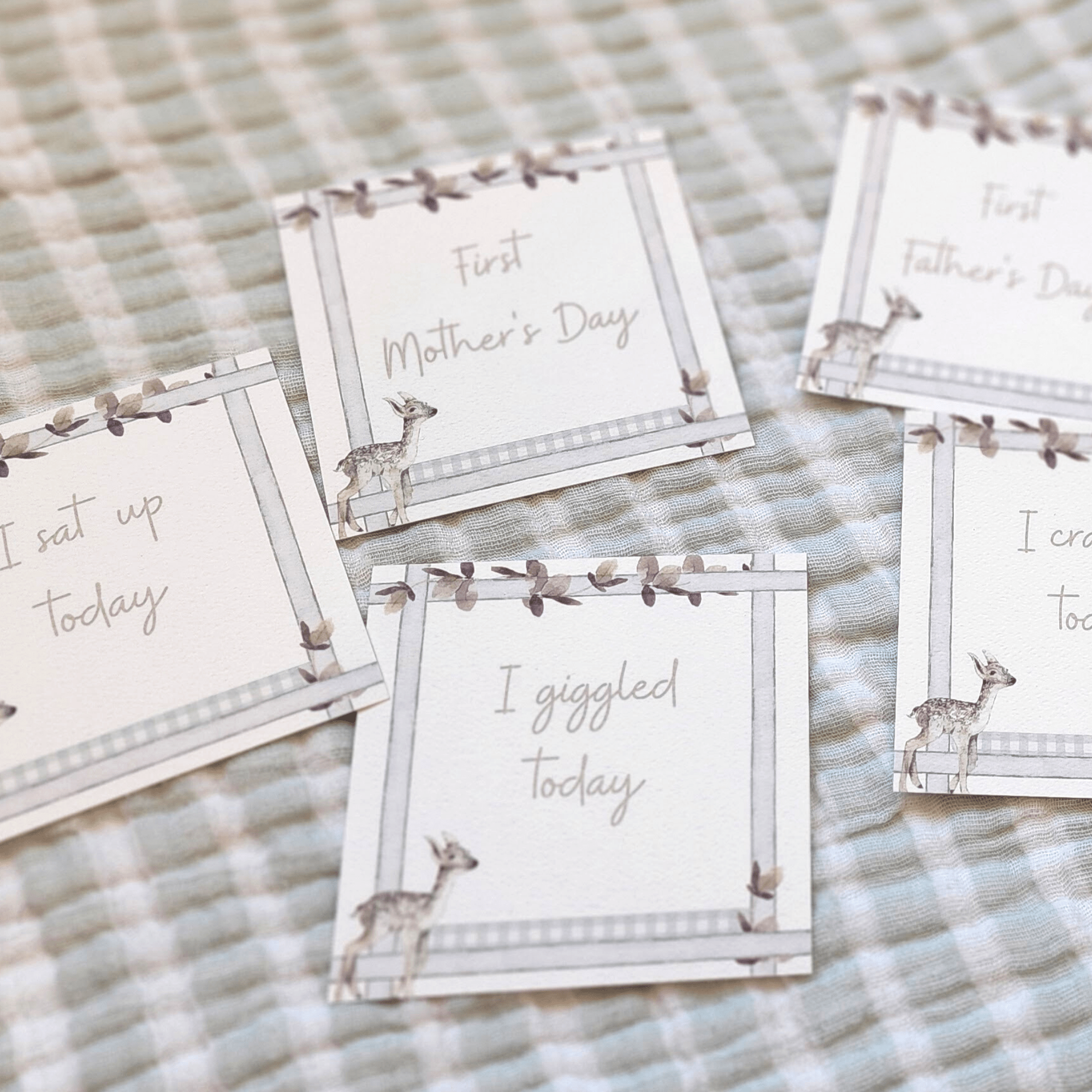 Infant Milestone + Memory Cards (0-12 Months)