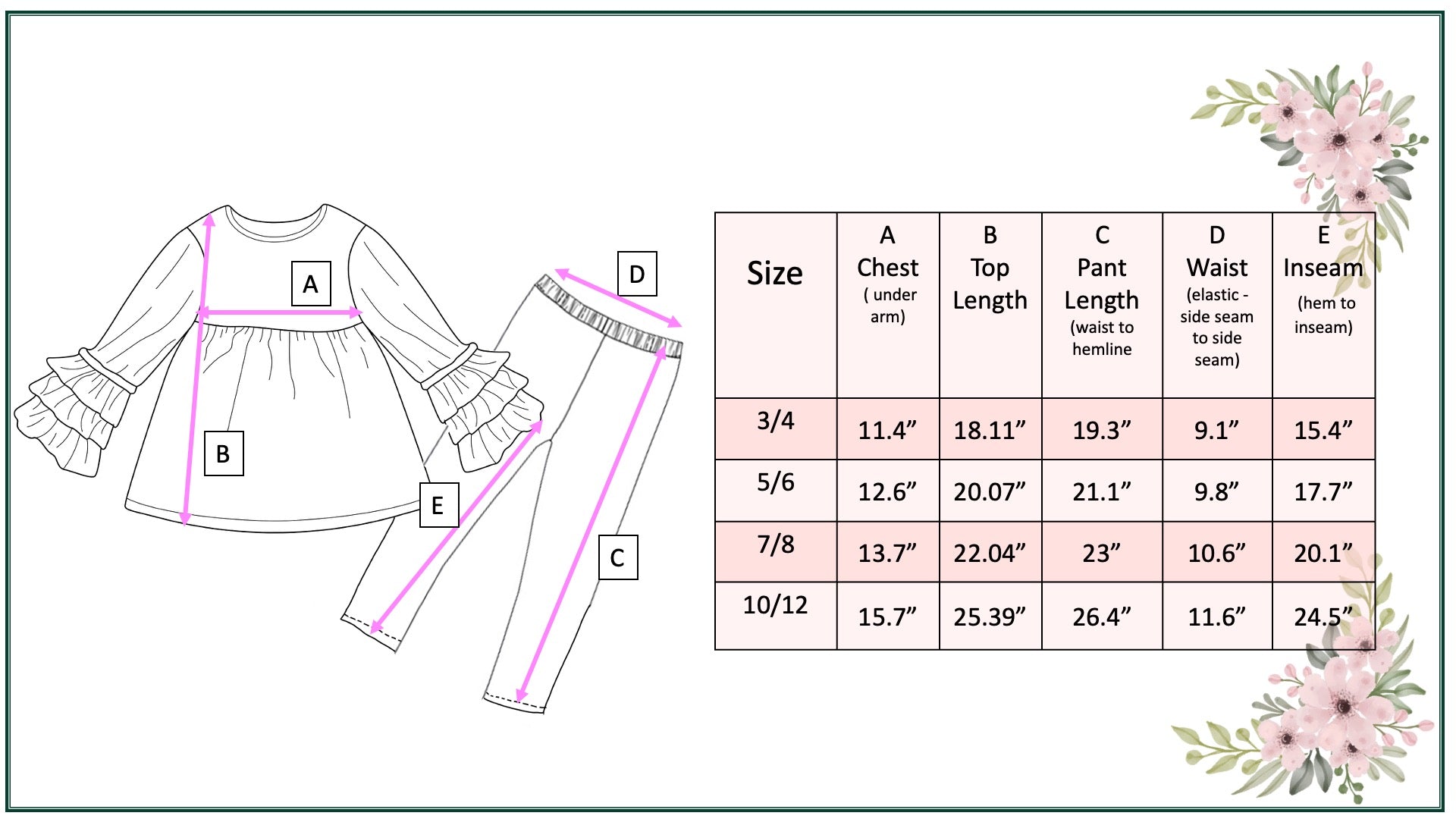 Sage Green 3 Ruffles Shirt Set