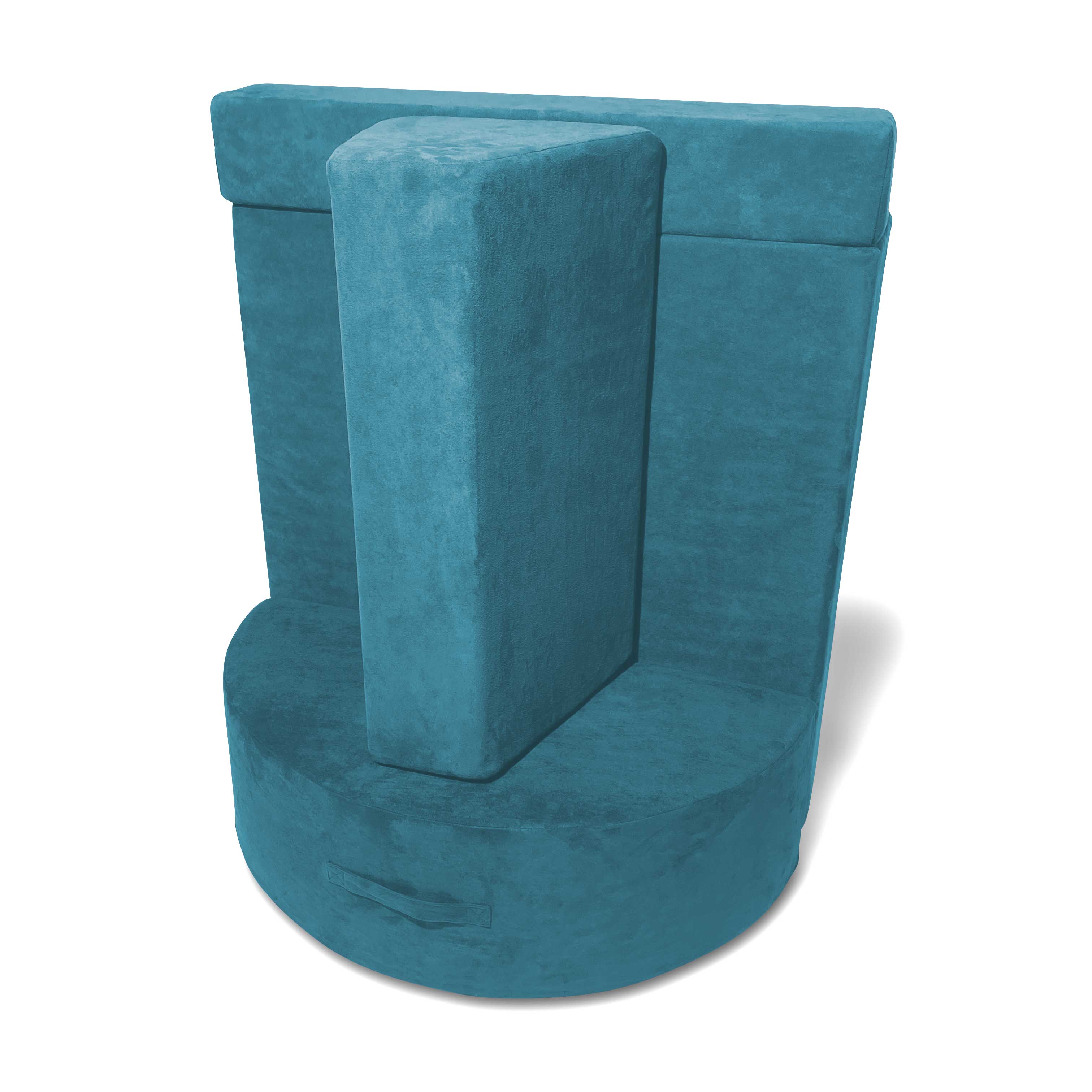 5 Piece Soft Furniture Playset Modular Microsuede Foam Play Couch For Creative Kids